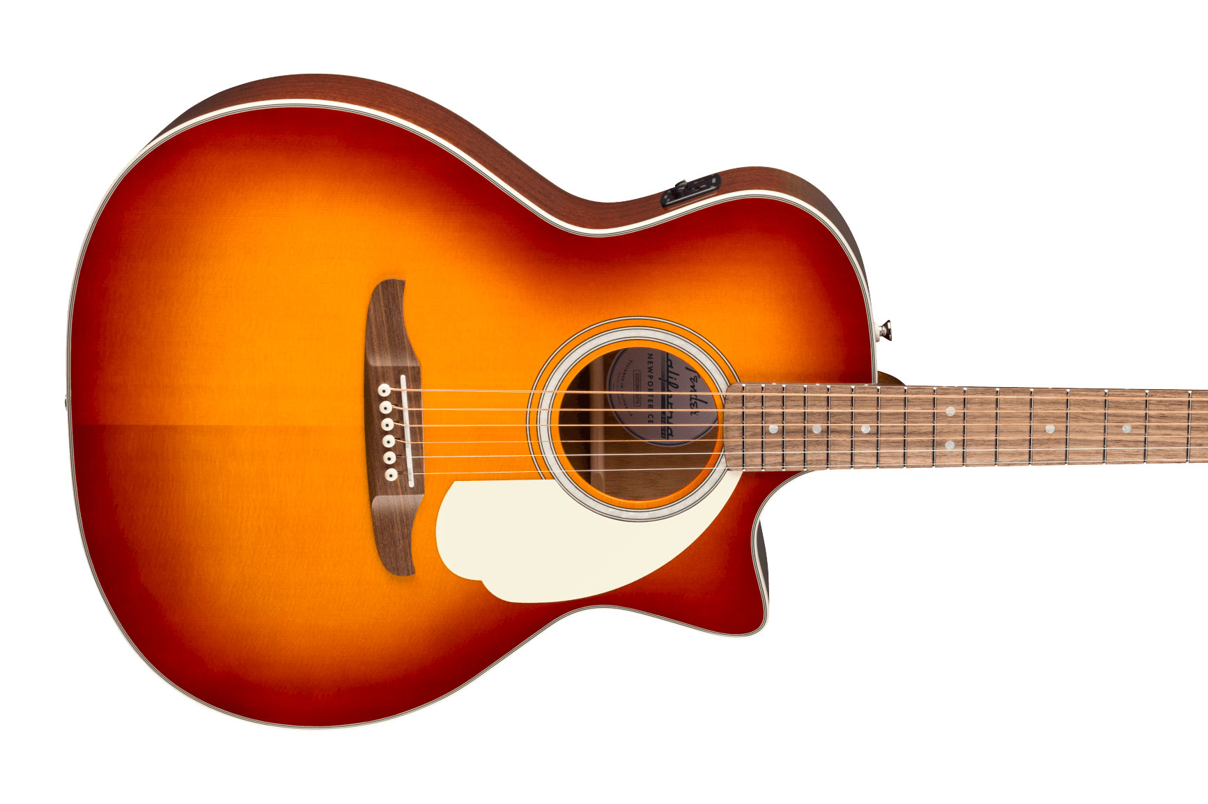 Fender California Deluxe Newporter CE Walnut Fingerboard Sienna Sunburst