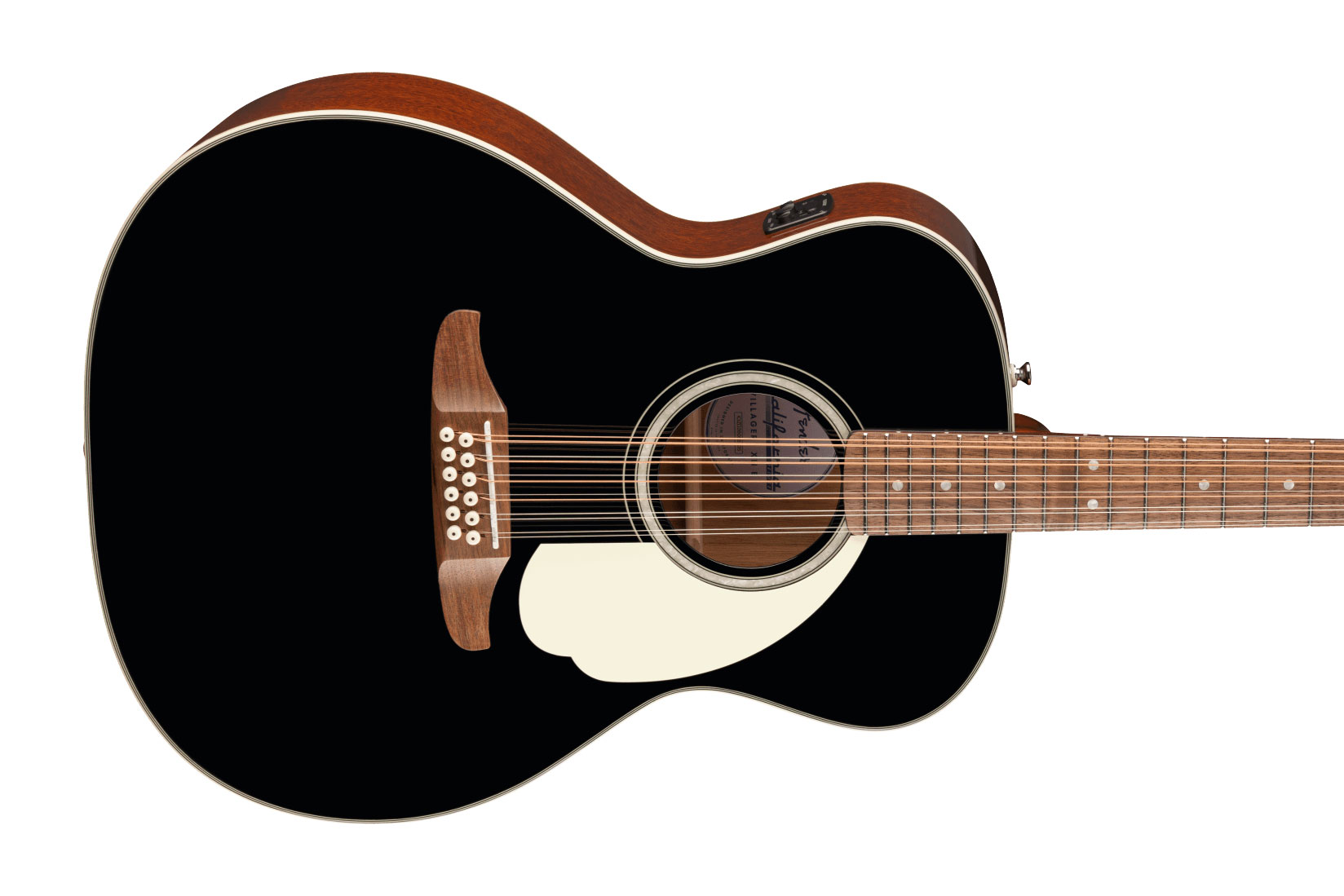 Fender California Deluxe Villager E Walnut Fingerboard Black