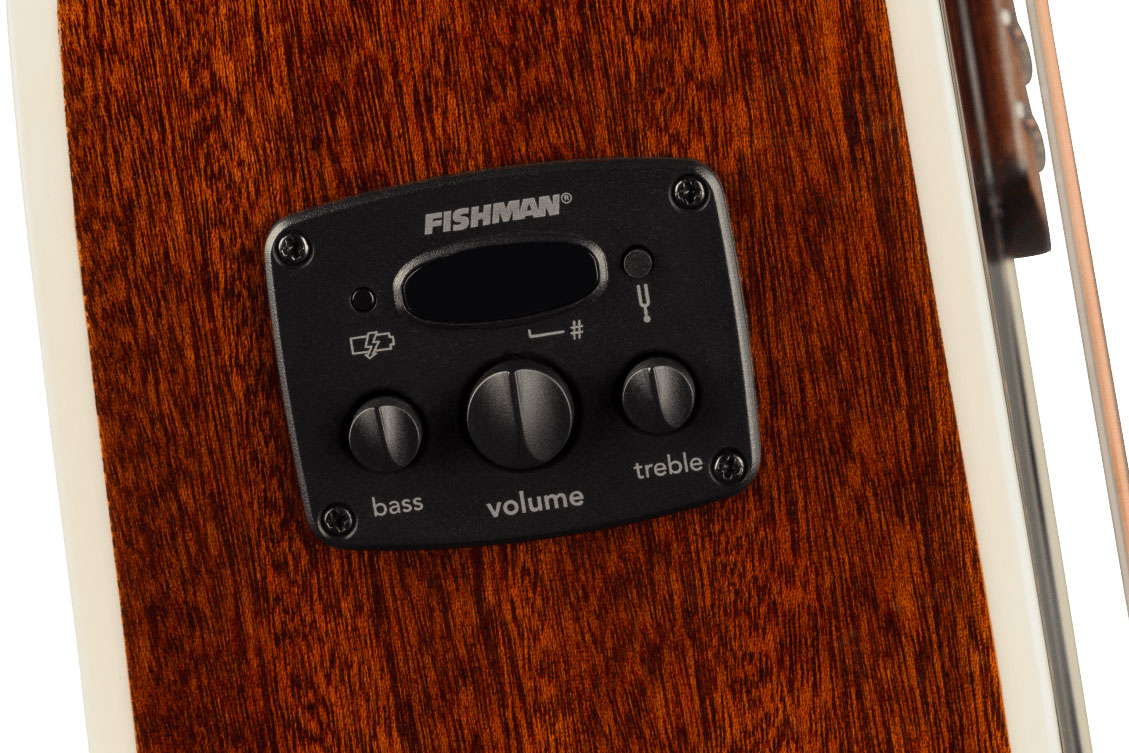 Fender California Deluxe Villager E Walnut Fingerboard Black