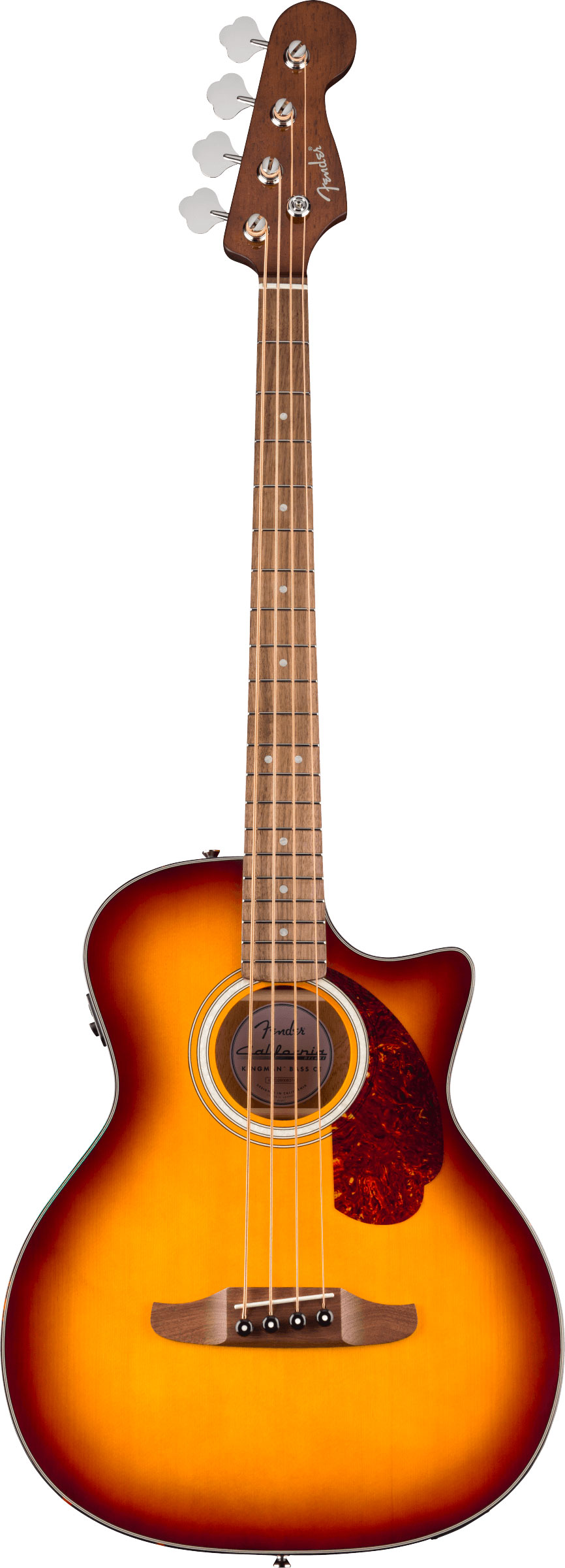 Fender California Deluxe Kingman Bass CE Walnut Fingerboard Honey Sunburst