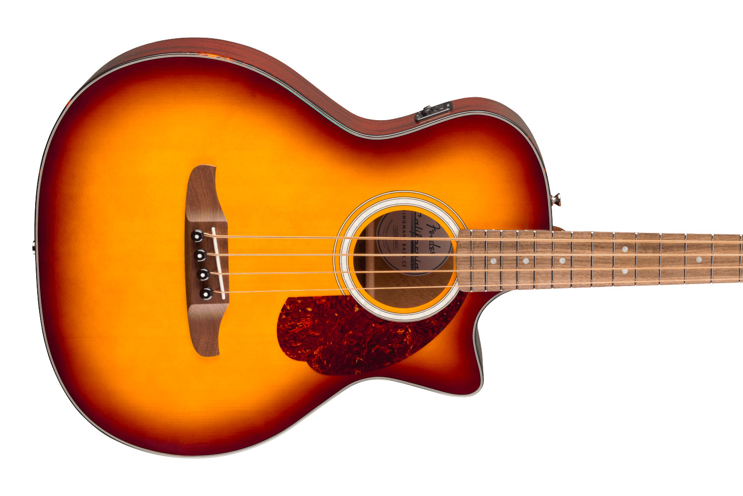 Fender California Deluxe Kingman Bass CE Walnut Fingerboard Honey Sunburst