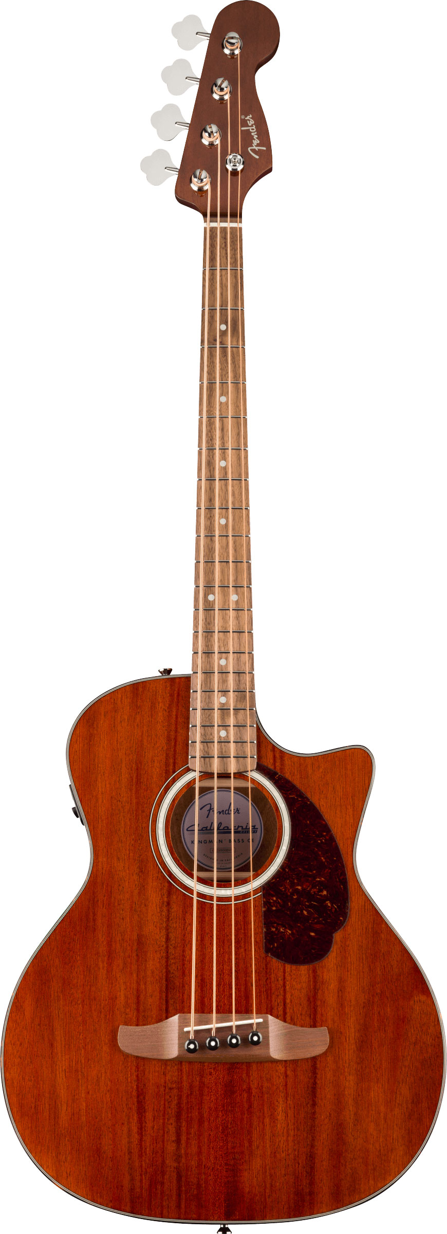 Fender California Deluxe Kingman Bass CE Mahogany Walnut Fingerboard Natural