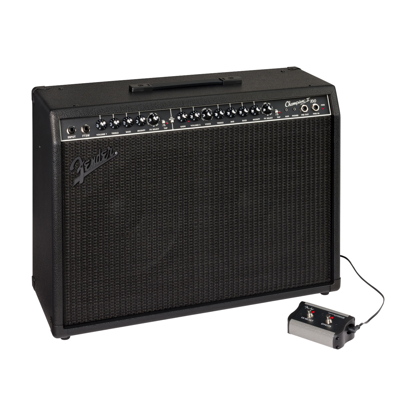 Fender Champion II 100 Blackout Solid State Combo Amp