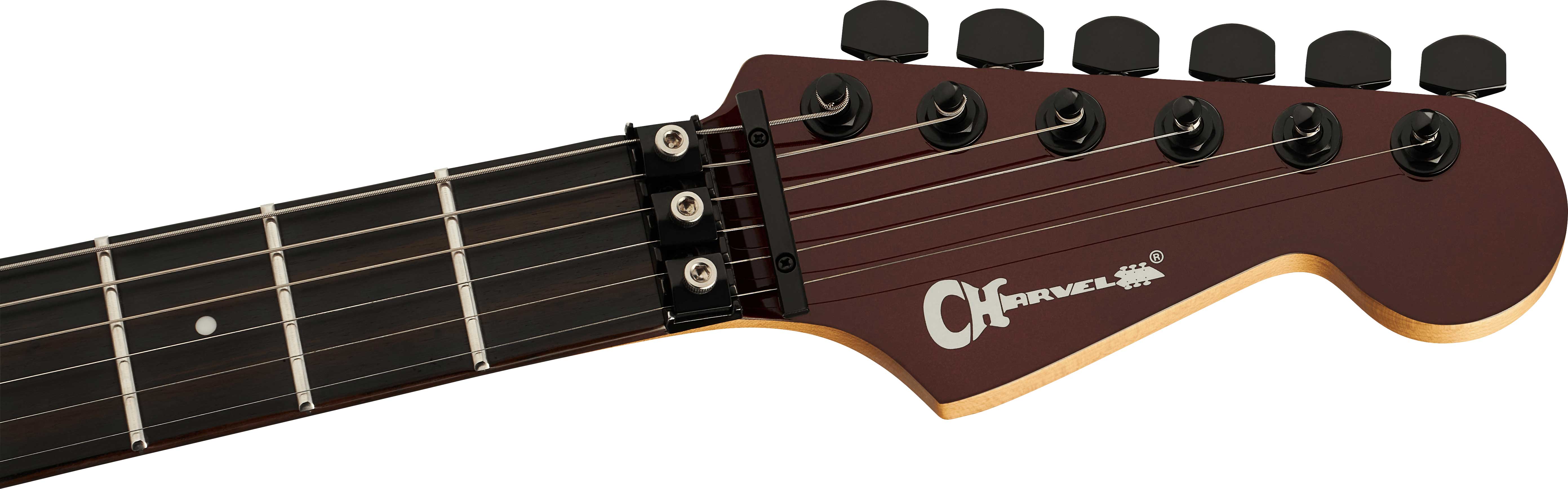 Charvel Pro-Mod Plus Dinky DK24 HH FR EB Ebony Fingerboard Crimson Eclipse