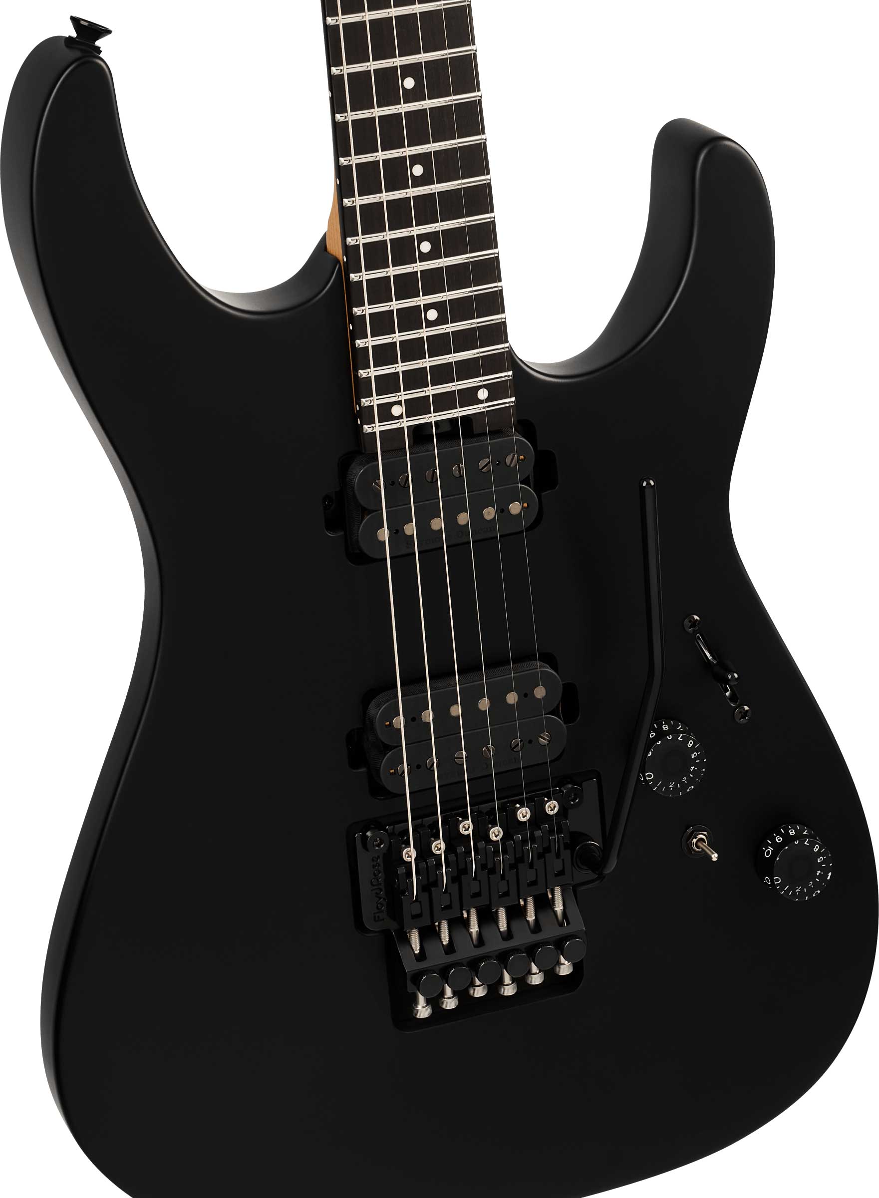Charvel Pro-Mod Plus Dinky DK24 HH FR EB Ebony Fingerboard Satin Black