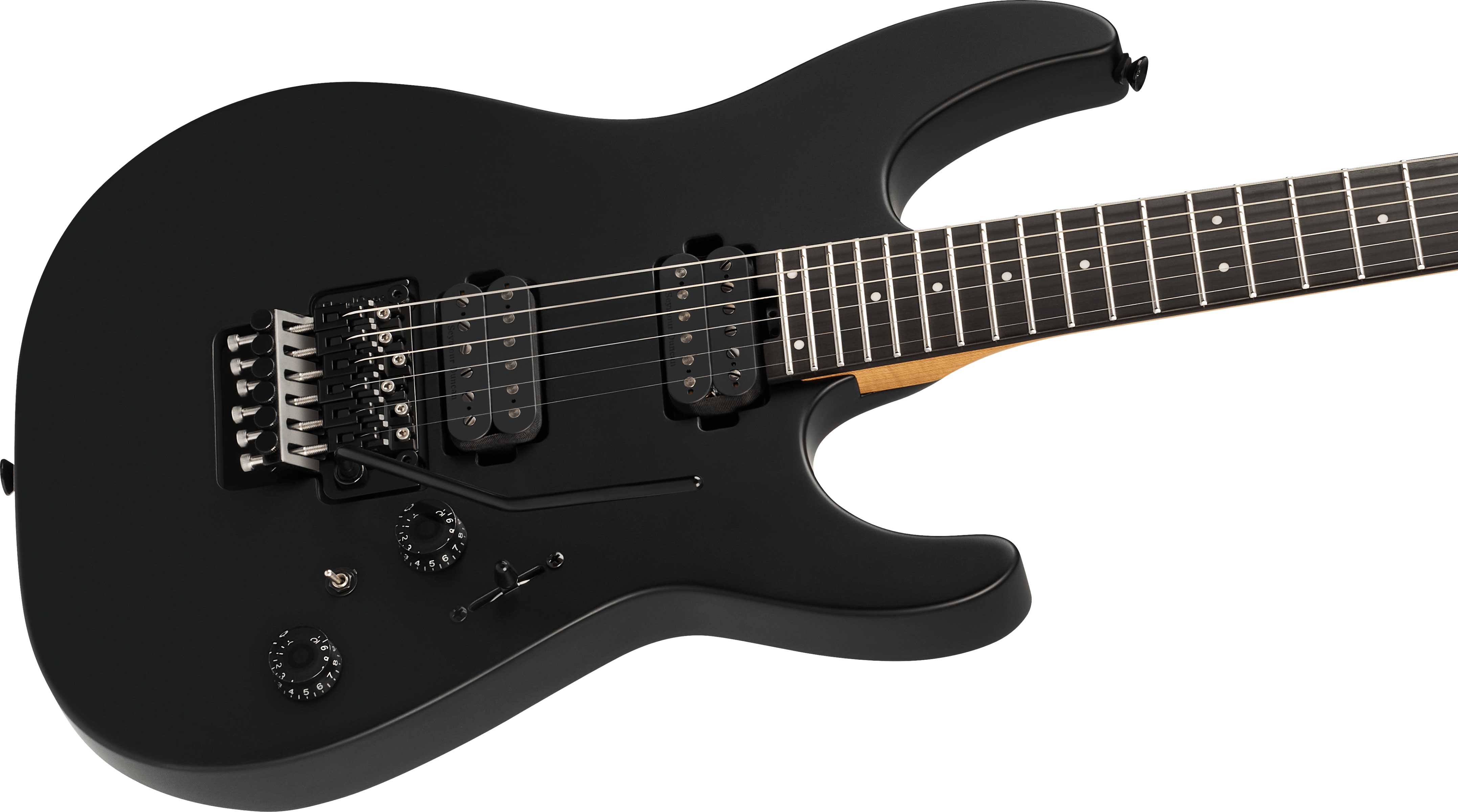 Charvel Pro-Mod Plus Dinky DK24 HH FR EB Ebony Fingerboard Satin Black
