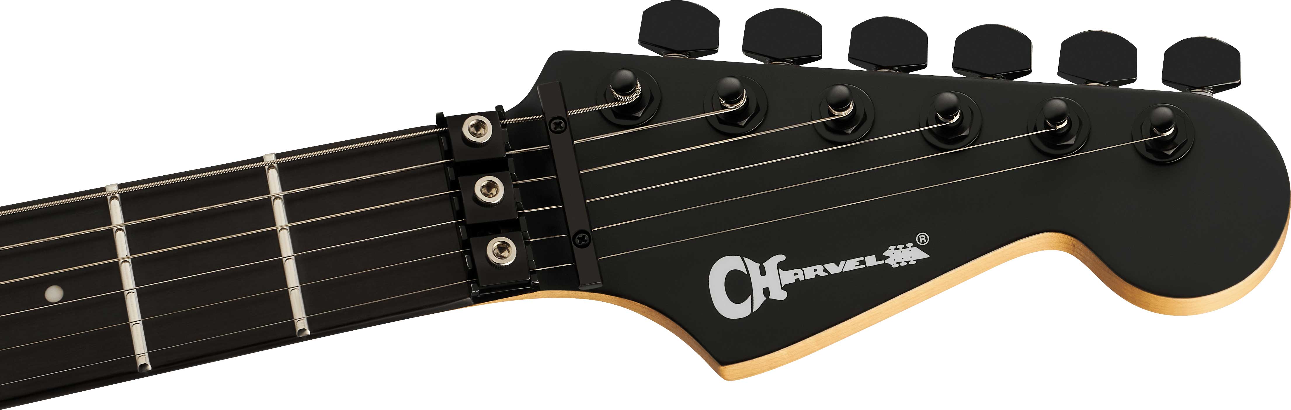 Charvel Pro-Mod Plus Dinky DK24 HH FR EB Ebony Fingerboard Satin Black
