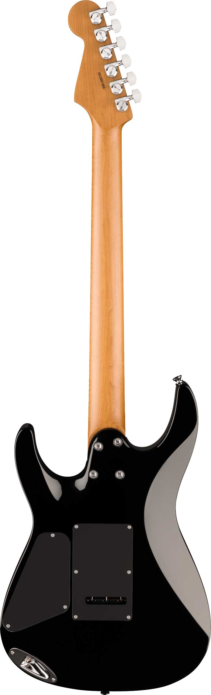 Charvel Pro-Mod Plus Dinky DK24 HSS 2PT EB QM Ebony Fingerboard Amber Tiger Eye