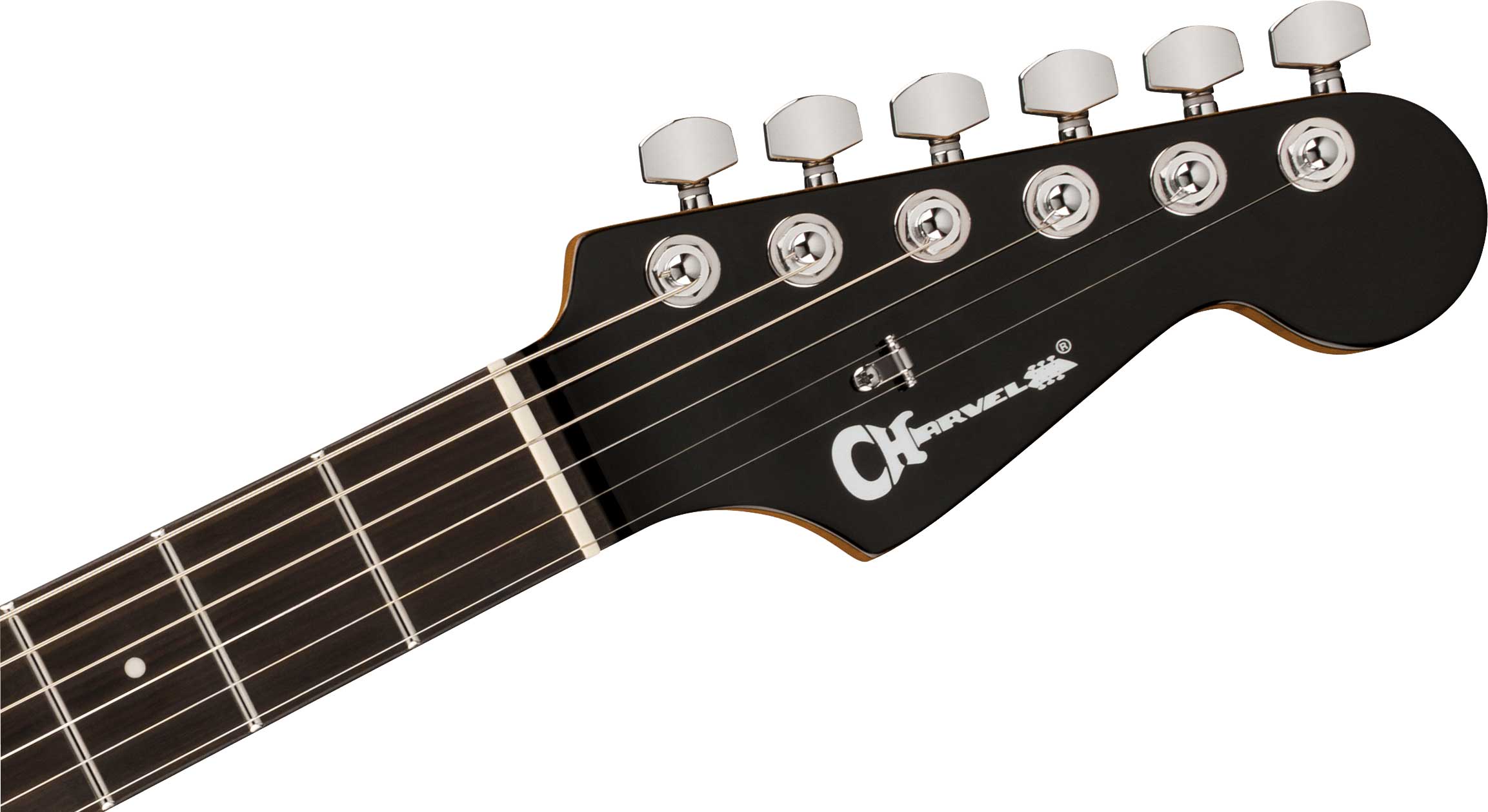 Charvel Pro-Mod Plus Dinky DK24 HSS 2PT EB QM Ebony Fingerboard Amber Tiger Eye