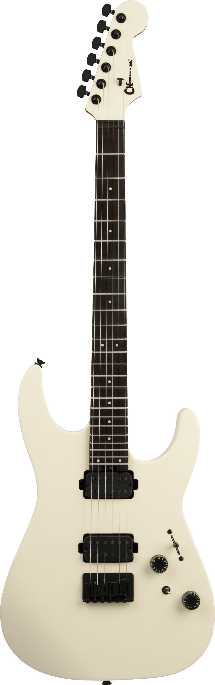 Charvel Pro-Mod Plus Dinky DK24 HH HT EB Ebony Fingerboard Creme White
