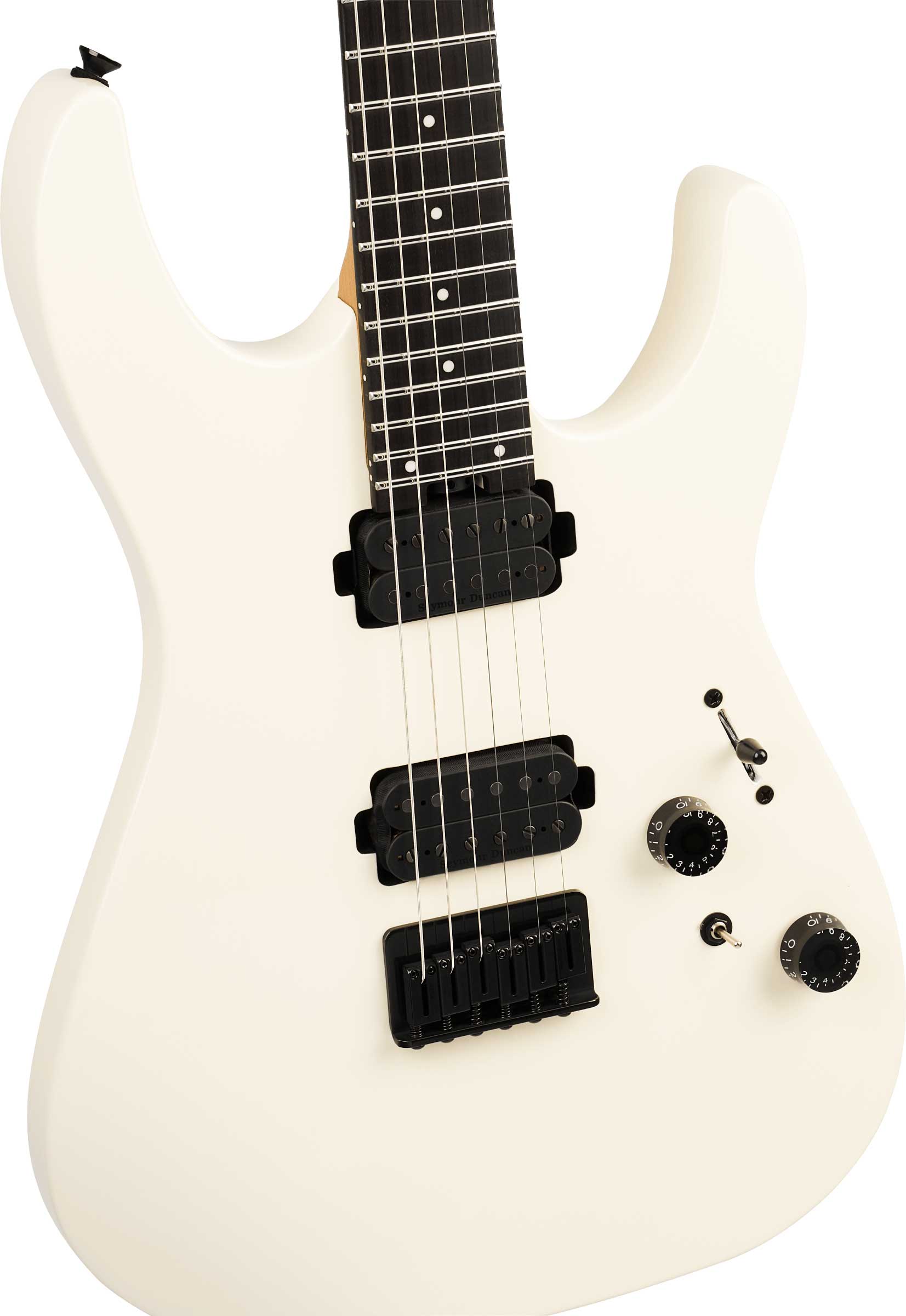 Charvel Pro-Mod Plus Dinky DK24 HH HT EB Ebony Fingerboard Creme White