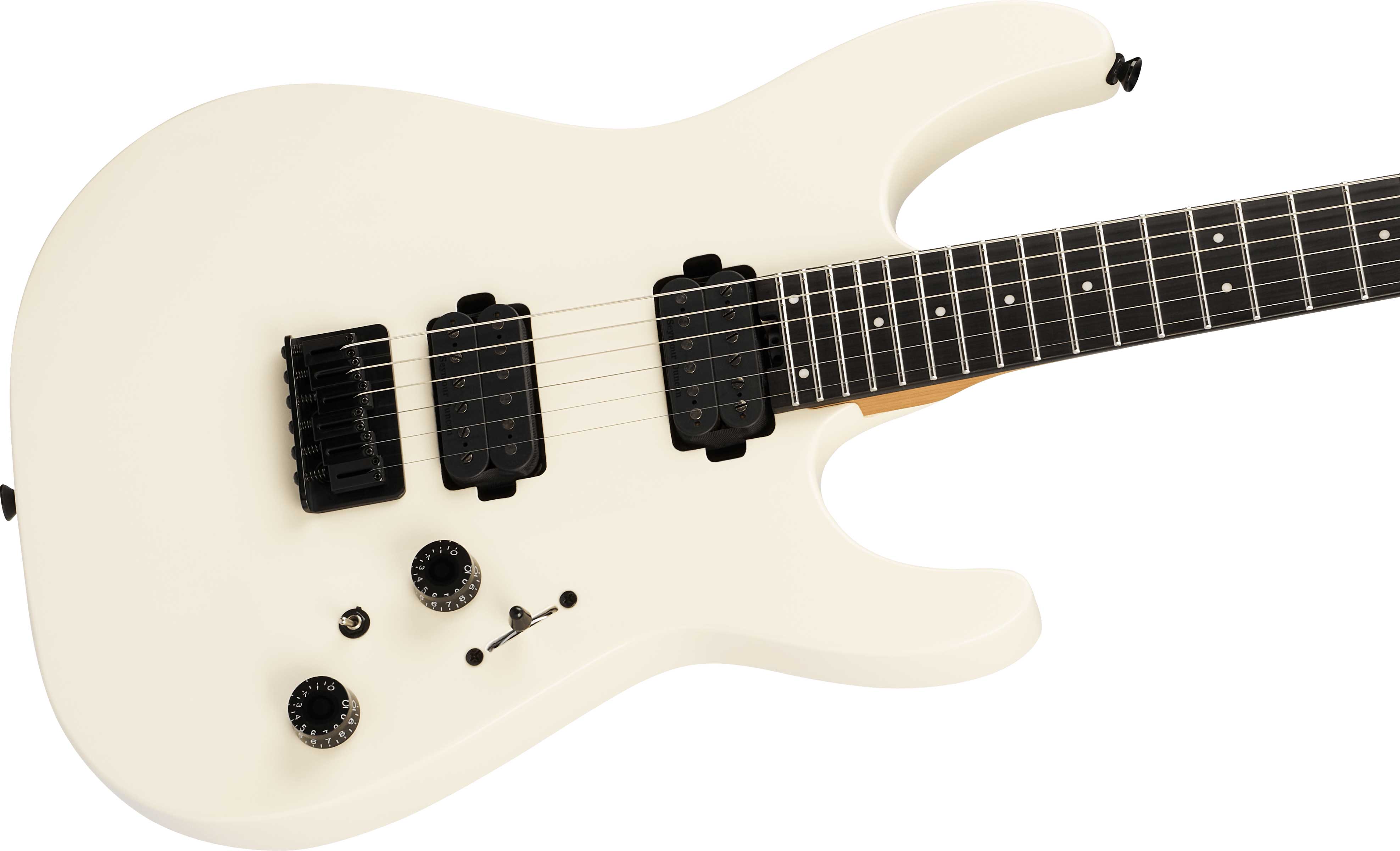 Charvel Pro-Mod Plus Dinky DK24 HH HT EB Ebony Fingerboard Creme White