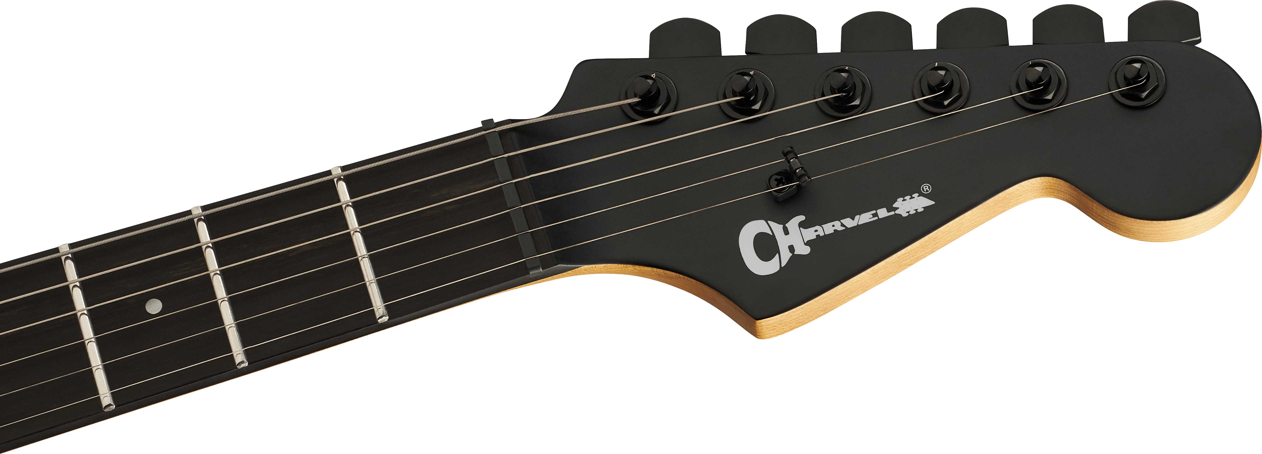 Charvel Pro-Mod Plus Dinky DK24 HH HT EB Ebony Fingerboard Black Ash