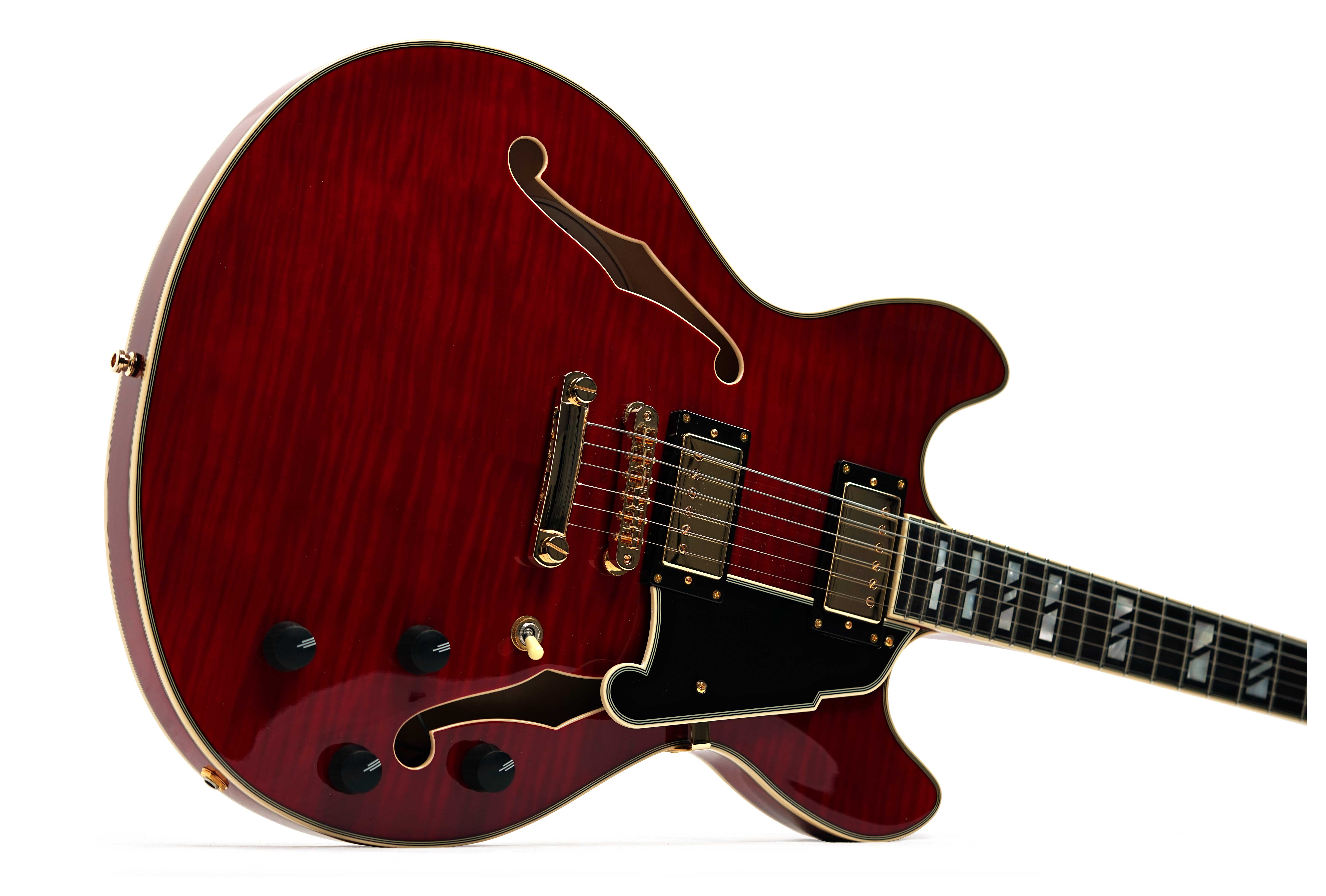 D'Angelico Excel DC Trans Cherry (Nearly New) #W2500003