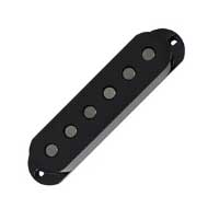 Lollar Strat Special S Flat Neck Black