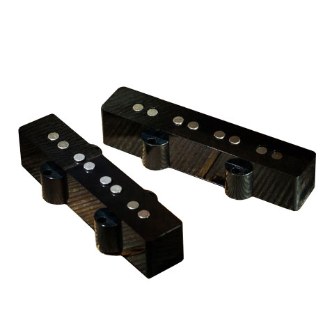 Lollar Jazz Bass 4-String Pickup Set Black