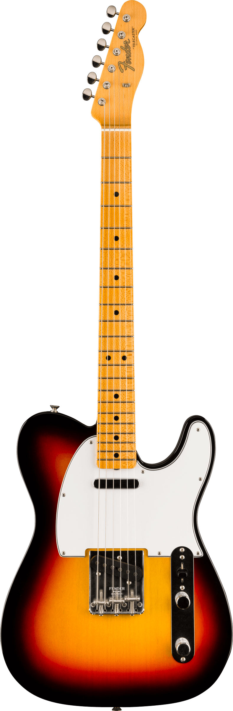 Fender Custom Shop 1966 Telecaster Deluxe Closet Classic Bleached 3 Colour Sunburst