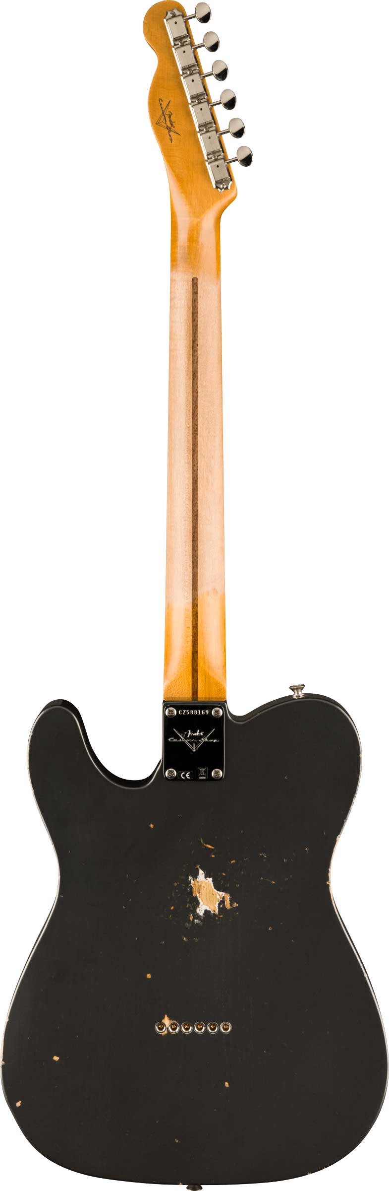 Fender Custom Shop 1956 Esquire Relic with Closet Classic Hardware Super Aged Charcoal Frost Metallic