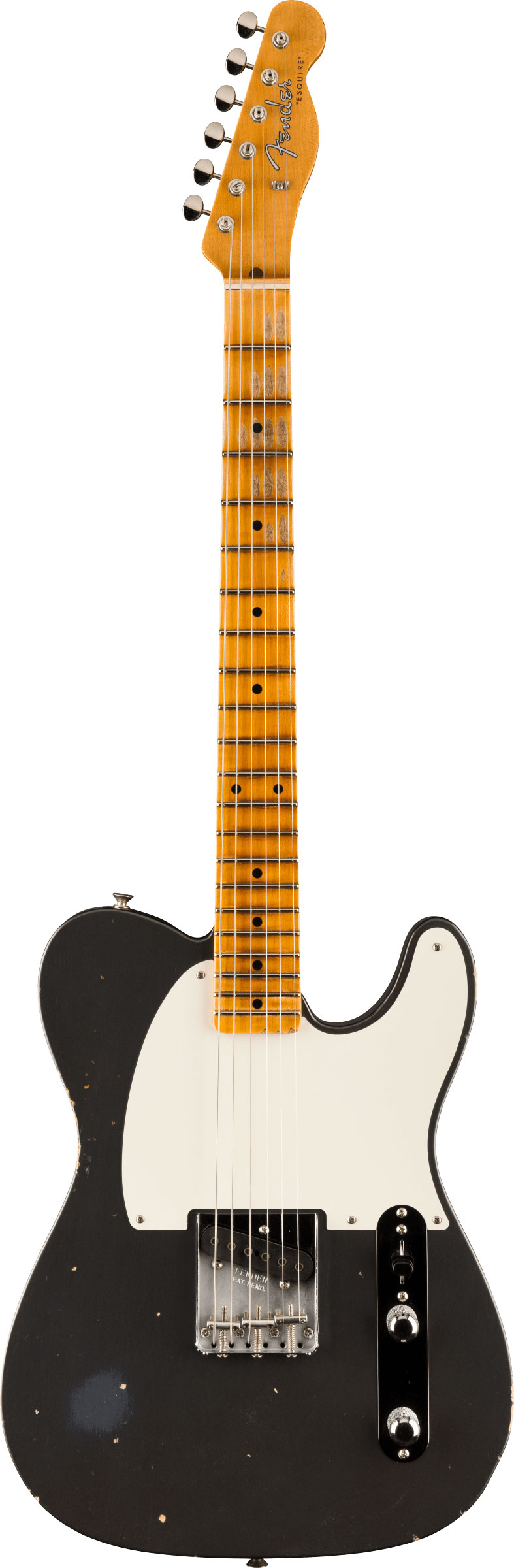 Fender Custom Shop 1956 Esquire Relic with Closet Classic Hardware Super Aged Charcoal Frost Metallic