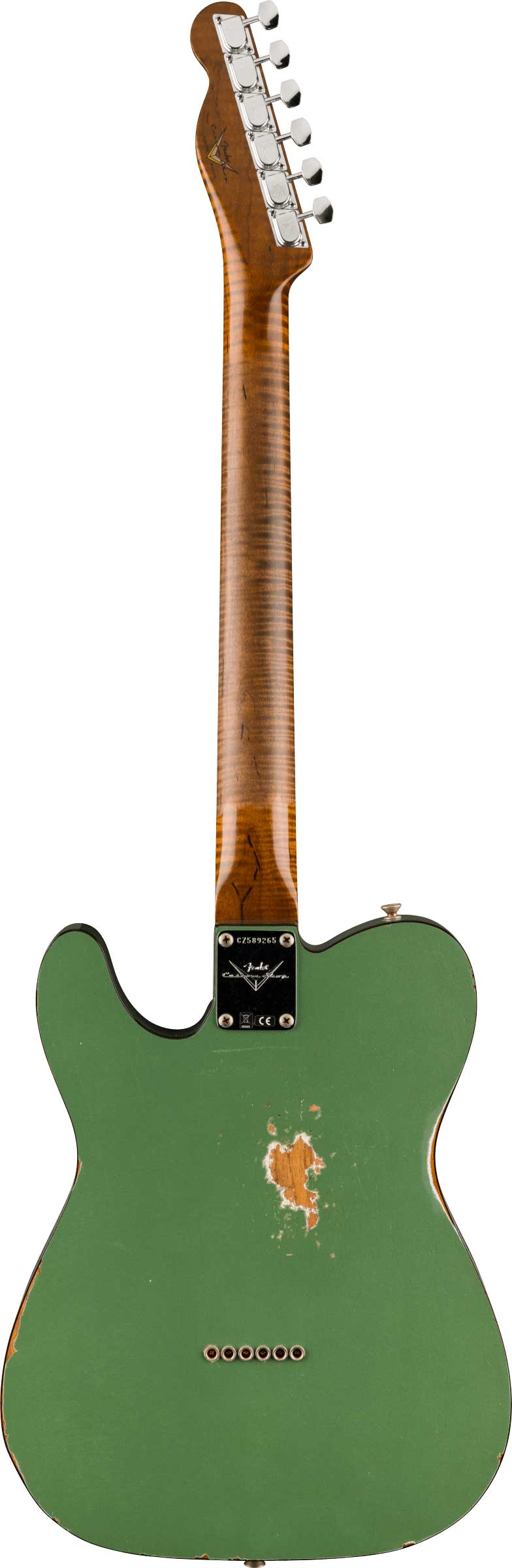 Fender Custom Shop Limited Edition '72 Telecaster Custom Thinline Relic Sage Green Metallic