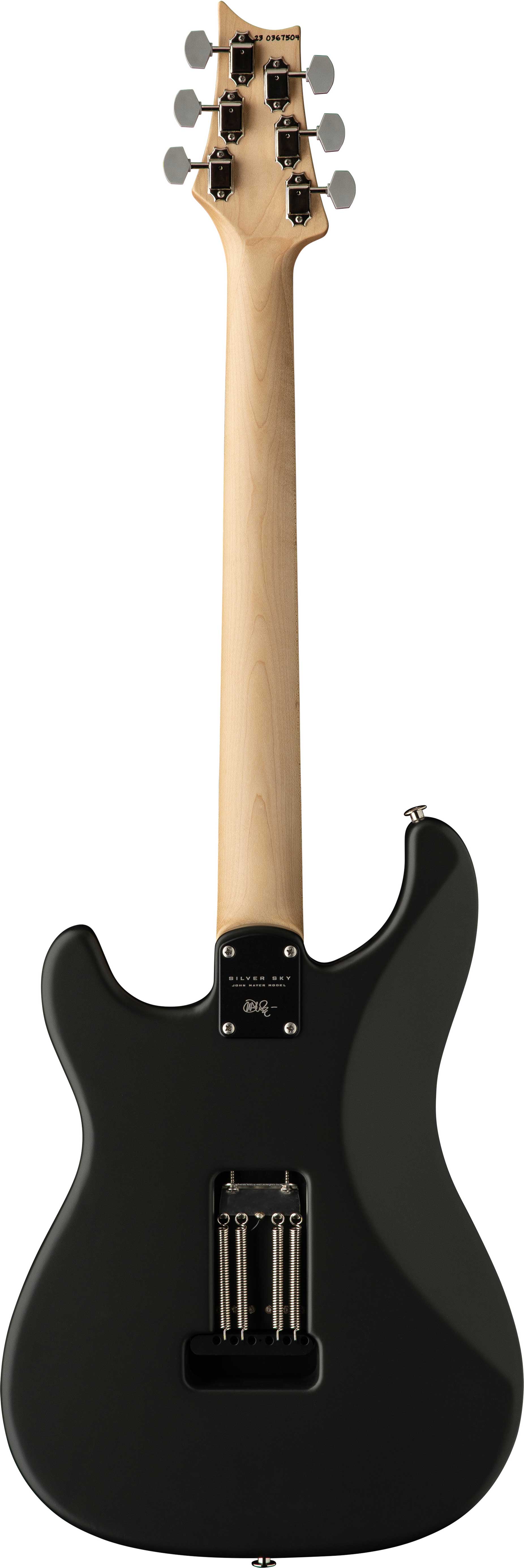 PRS Silver Sky Faded Black Tee Satin Maple Fingerboard