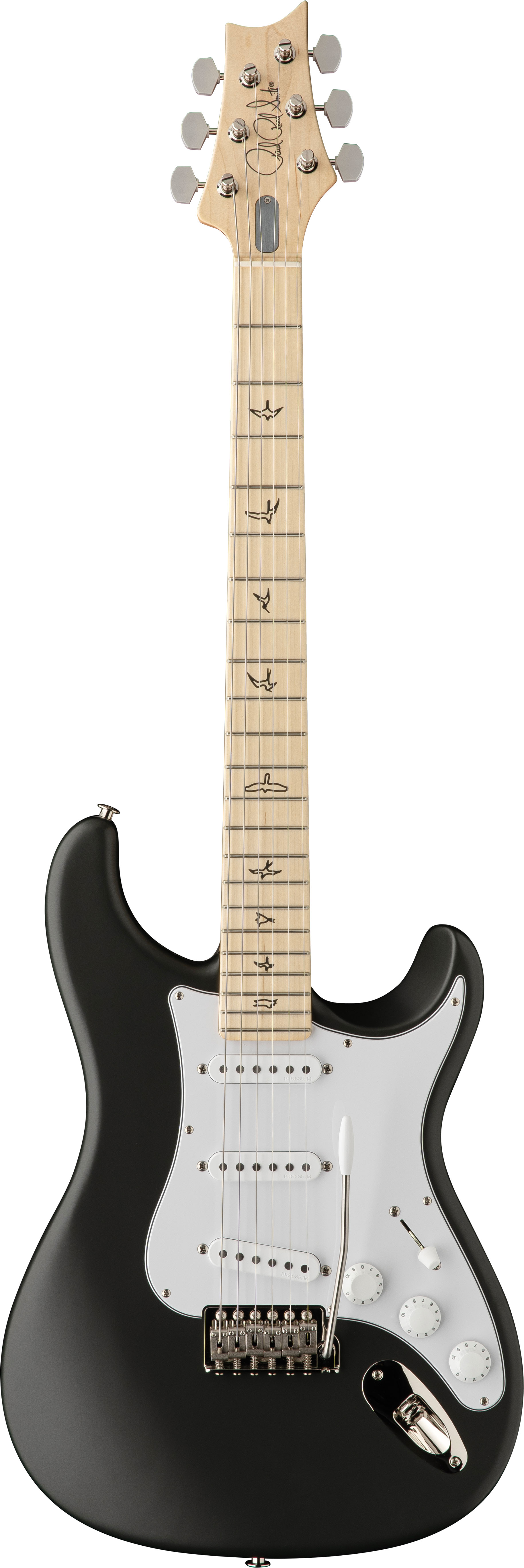 PRS Silver Sky Faded Black Tee Satin Maple Fingerboard