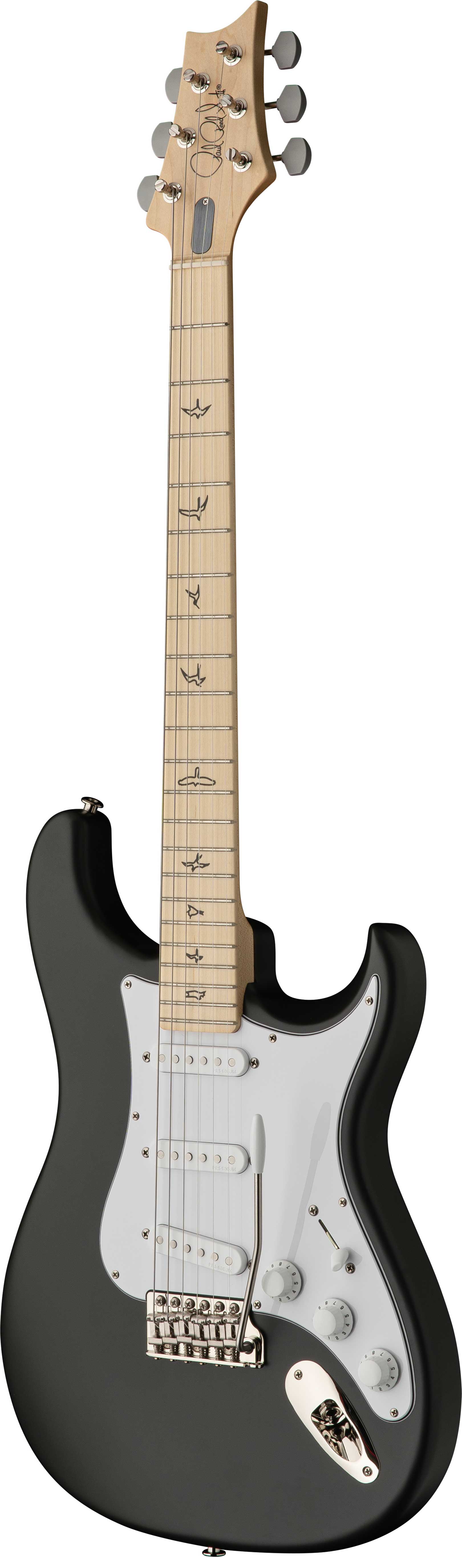 PRS Silver Sky Faded Black Tee Satin Maple Fingerboard