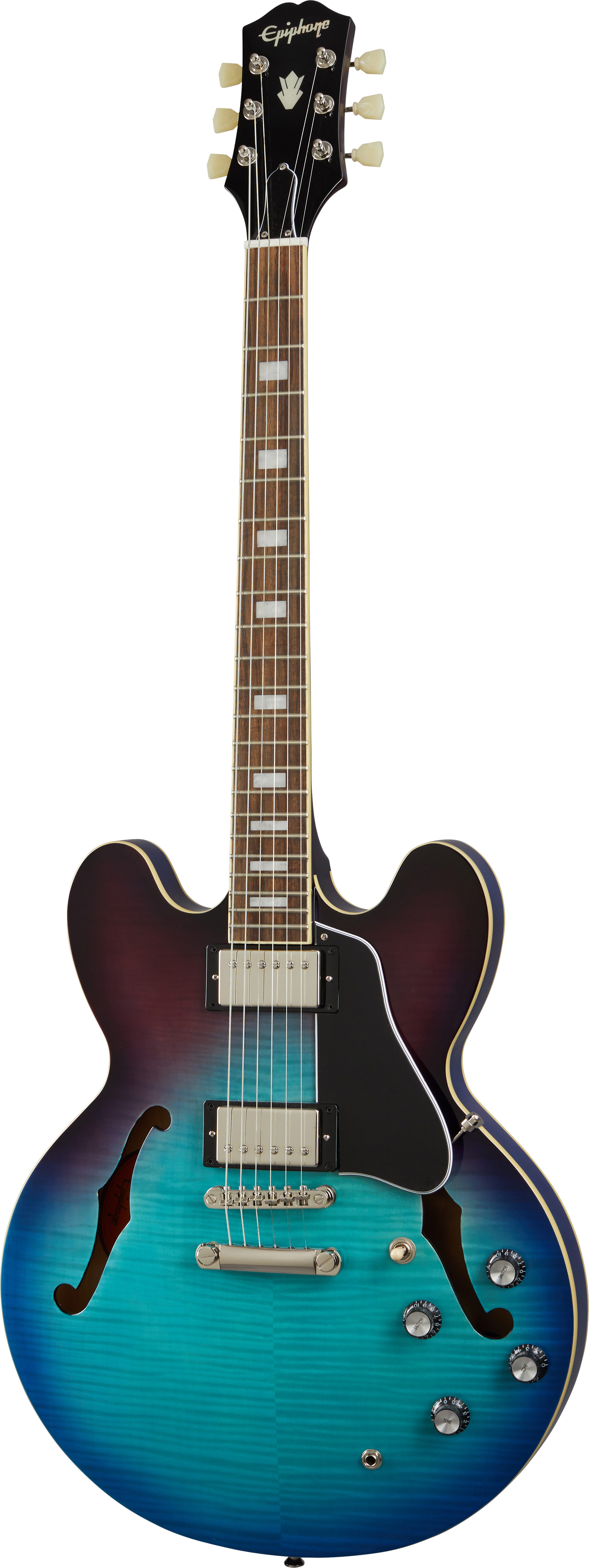 Epiphone Inspired by Gibson ES-335 Figured Blueberry Burst Rosewood Fingerboard