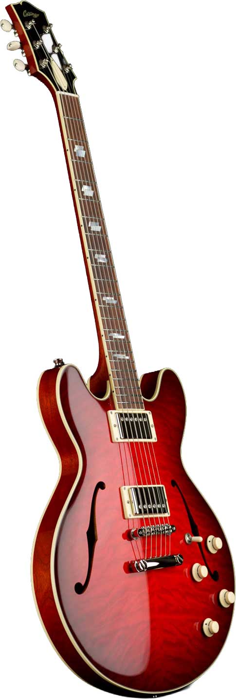 Collings I35 Deluxe Merlot Quilt