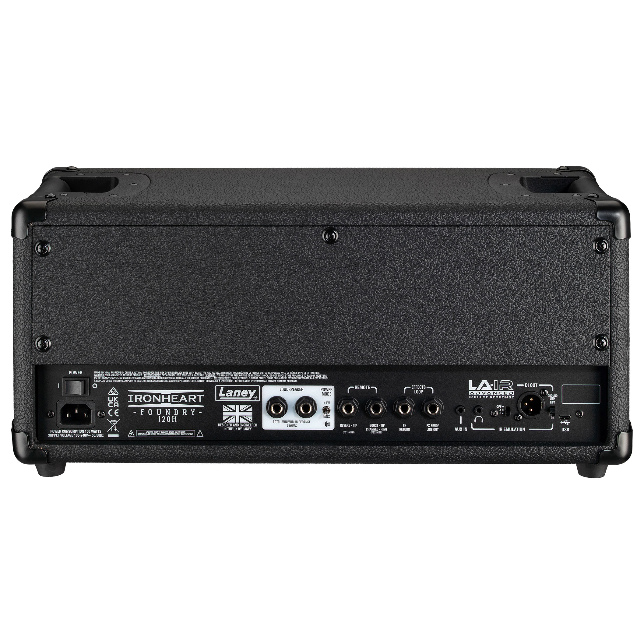 Laney Ironheart Foundry Series IRF120H 120W Solid State Amp Head