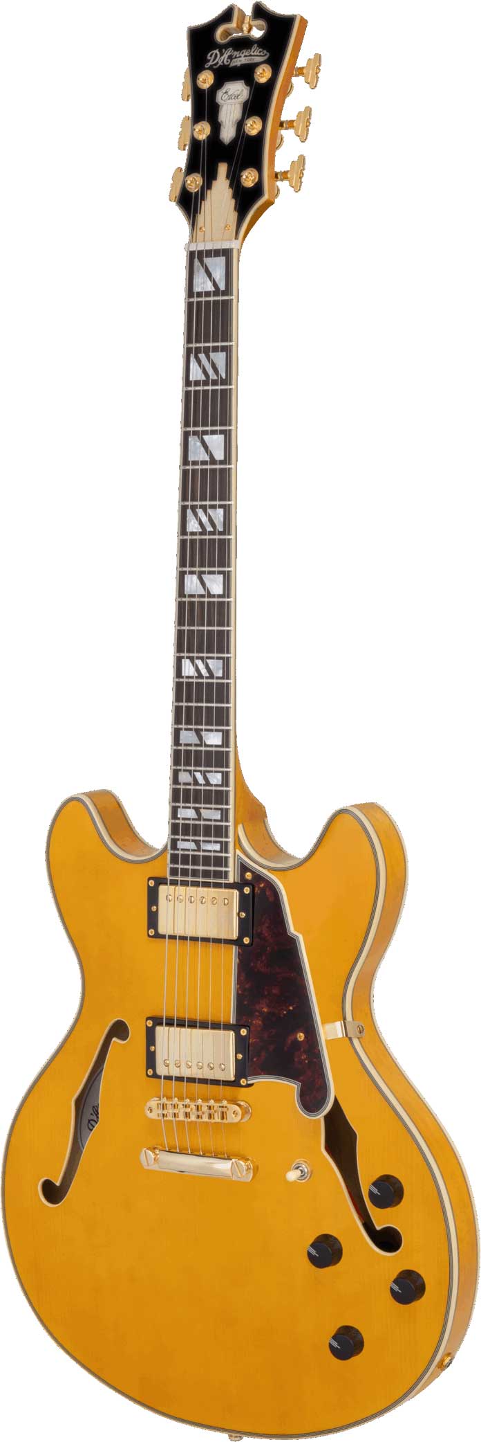D'Angelico Excel DC Stop-Bar Amber