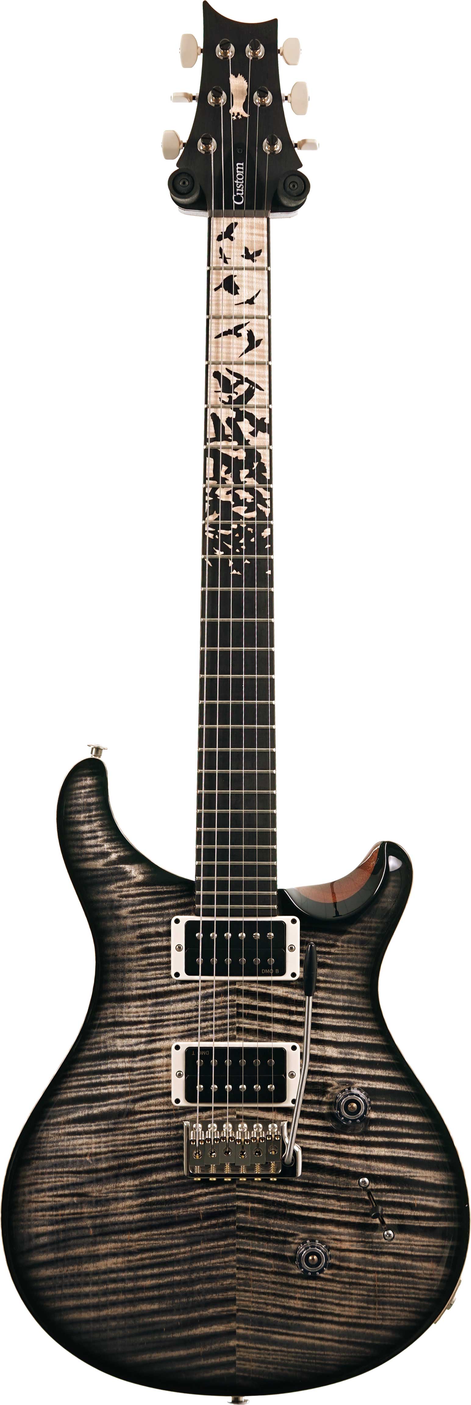 PRS Custom 24 Birds of a Feather Charcoal Microburst Limited Edition #0428565