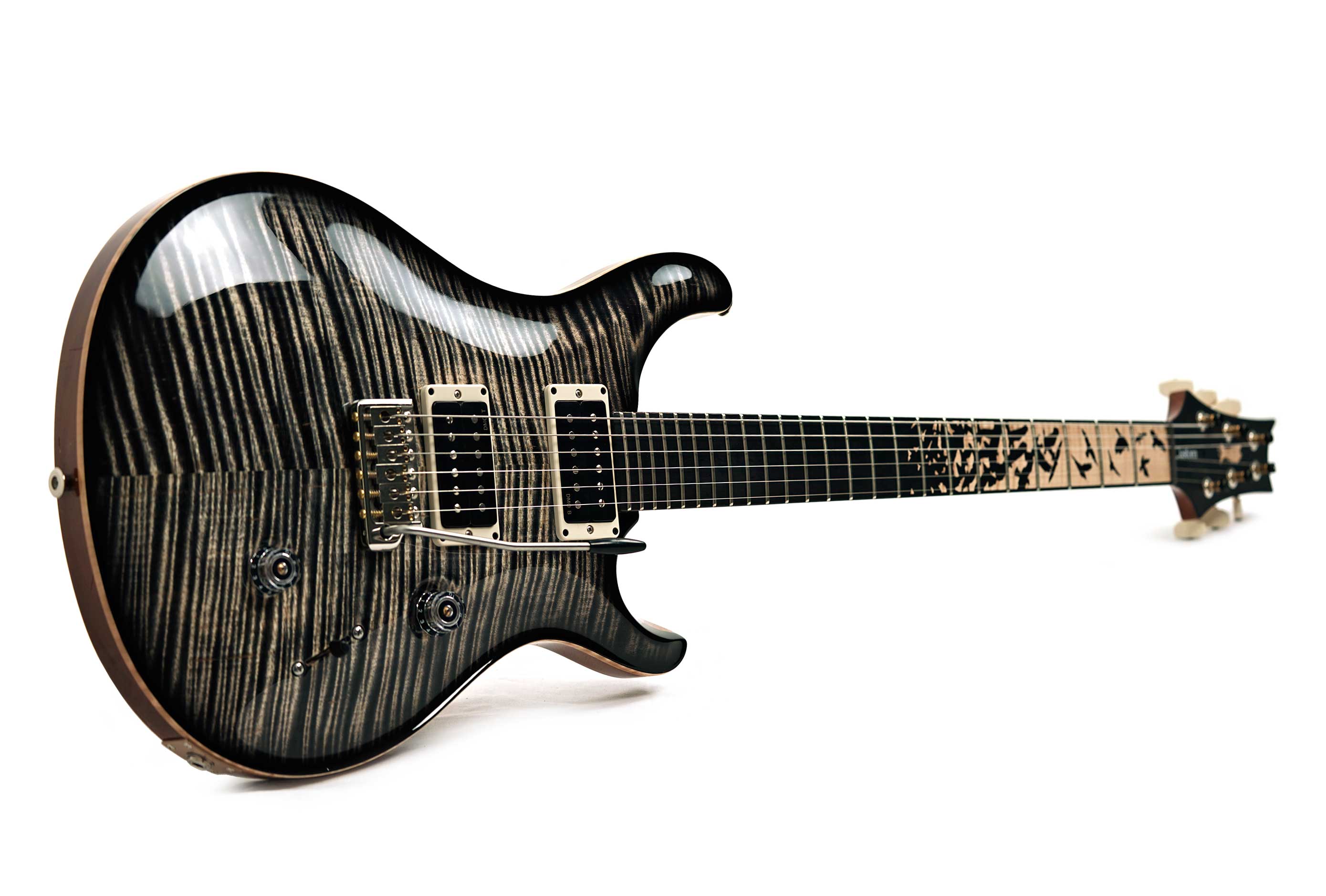 PRS Custom 24 Birds of a Feather Charcoal Microburst Limited Edition #0428565