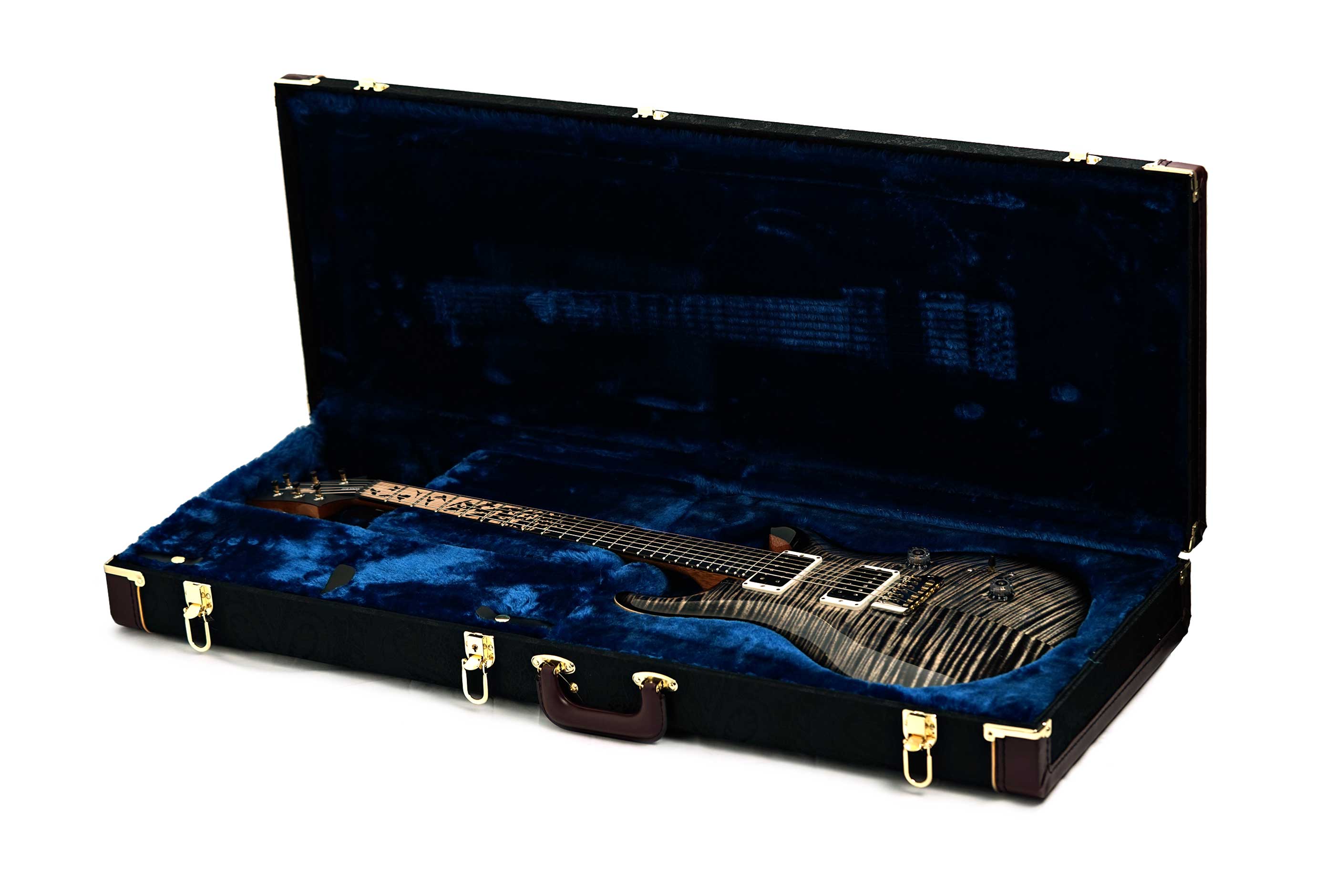 PRS Custom 24 Birds of a Feather Charcoal Microburst Limited Edition #0428565