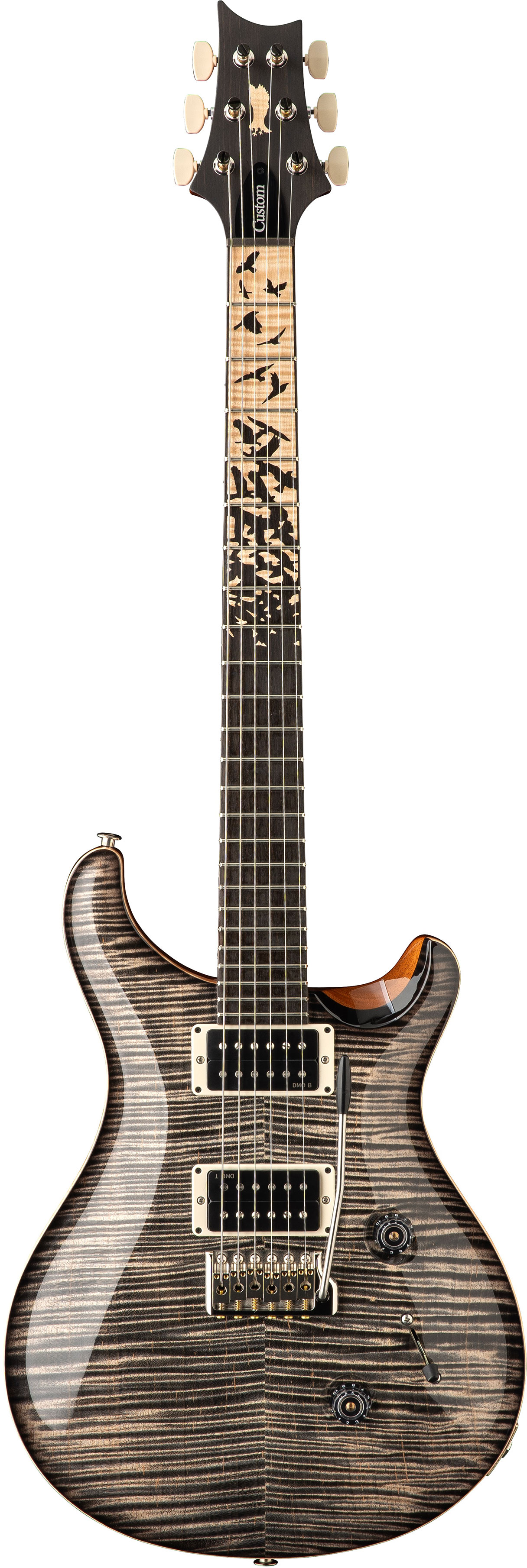 PRS Custom 24 Birds of a Feather Charcoal Microburst Limited Edition