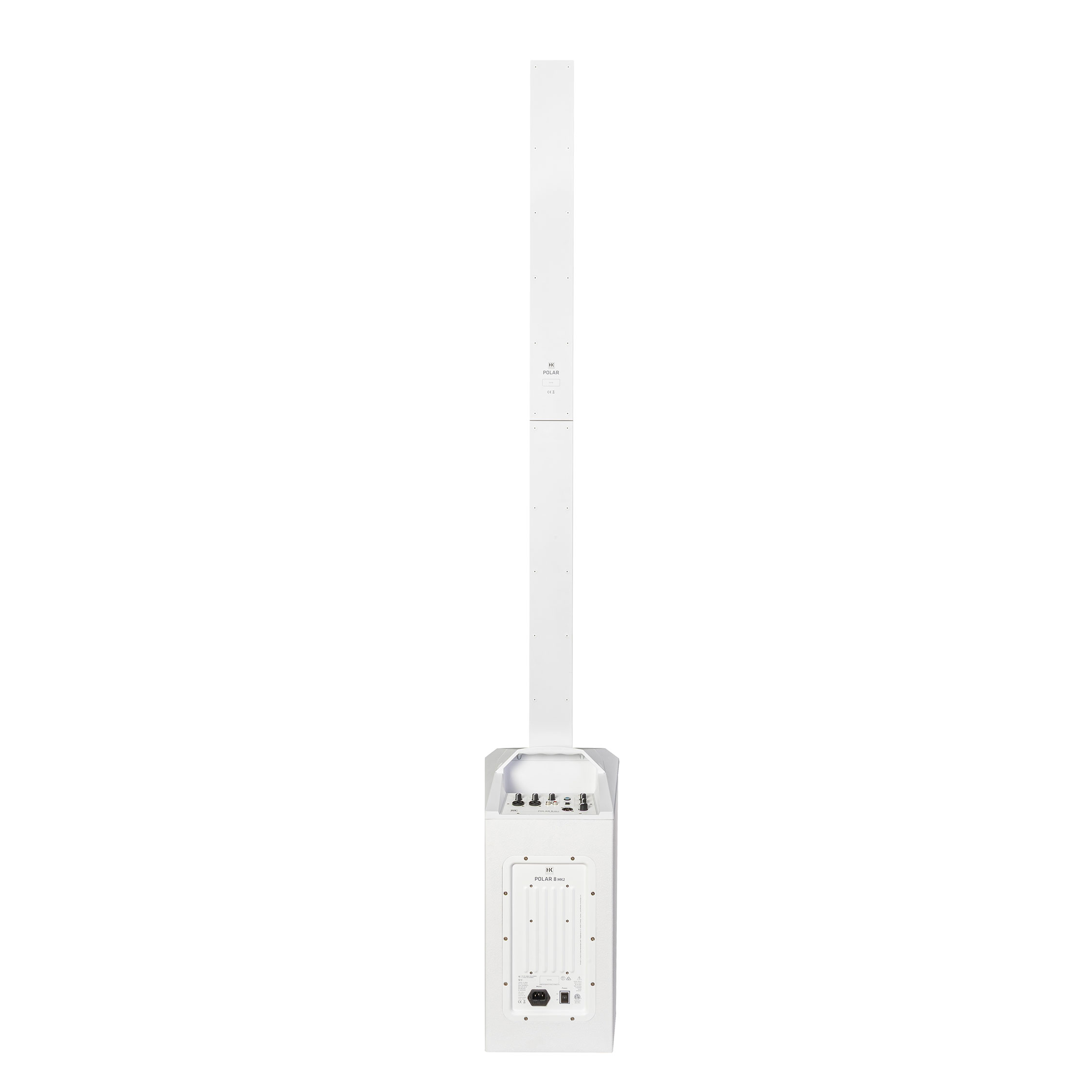 HK Audio POLAR 8 MK2 Portable Column PA System in White