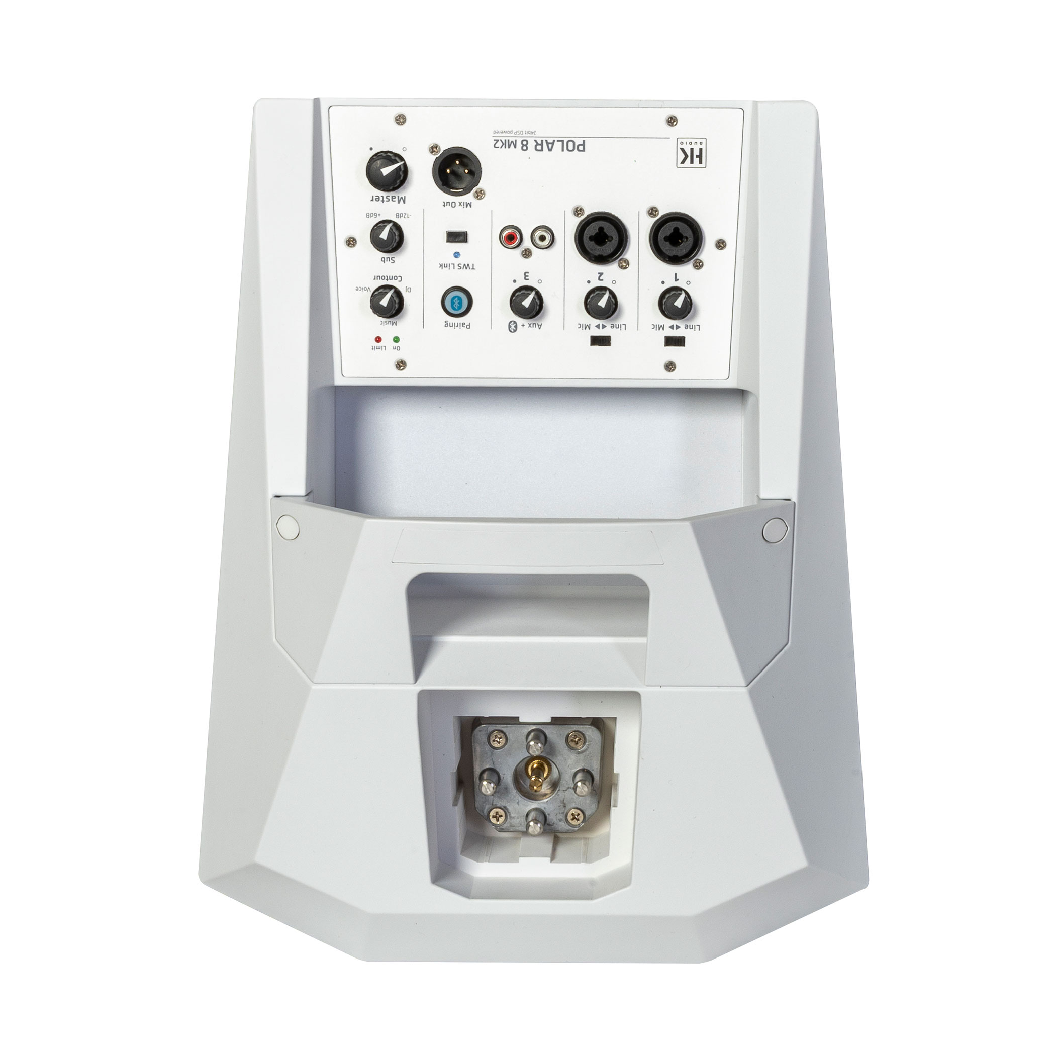 HK Audio POLAR 8 MK2 Portable Column PA System in White