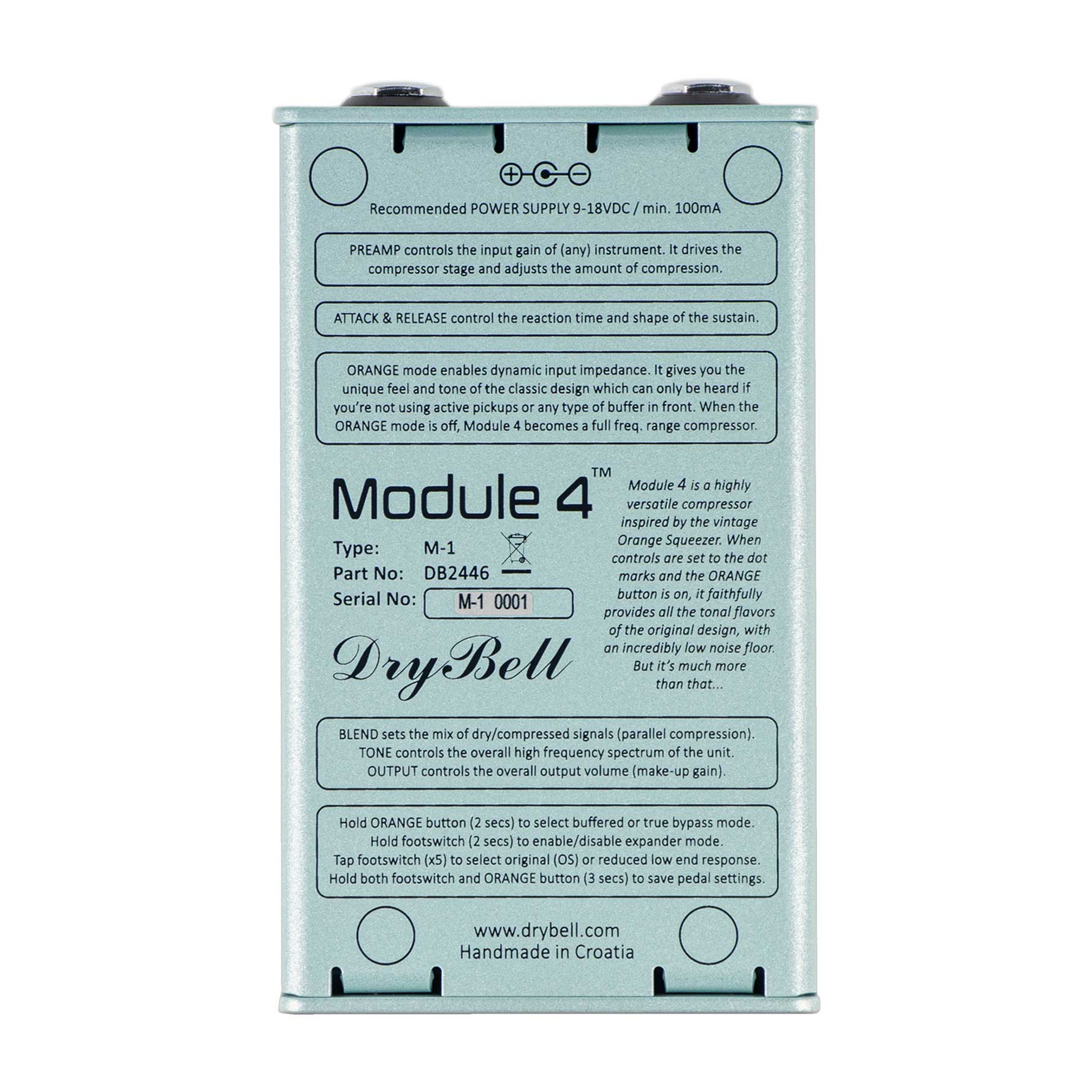 DryBell Module 4 Compressor Pedal