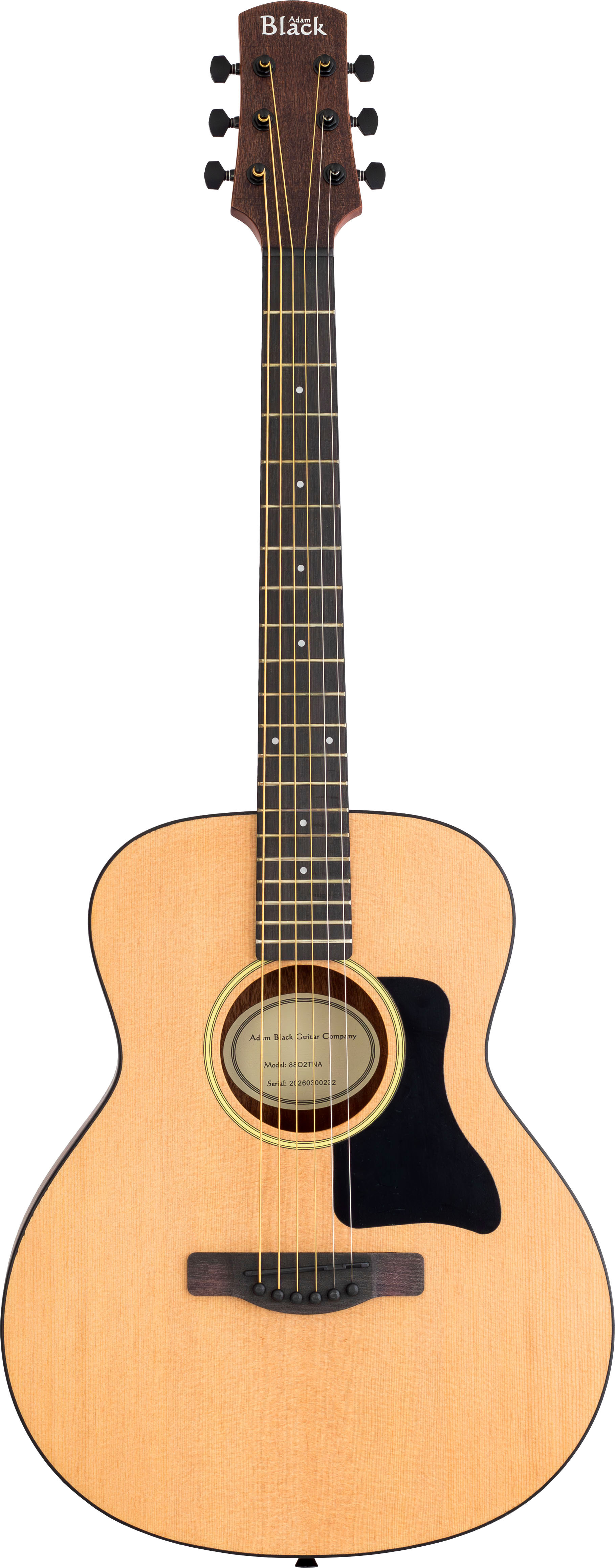 Adam Black O2-T Spruce Travel Acoustic Guitar with Gigbag