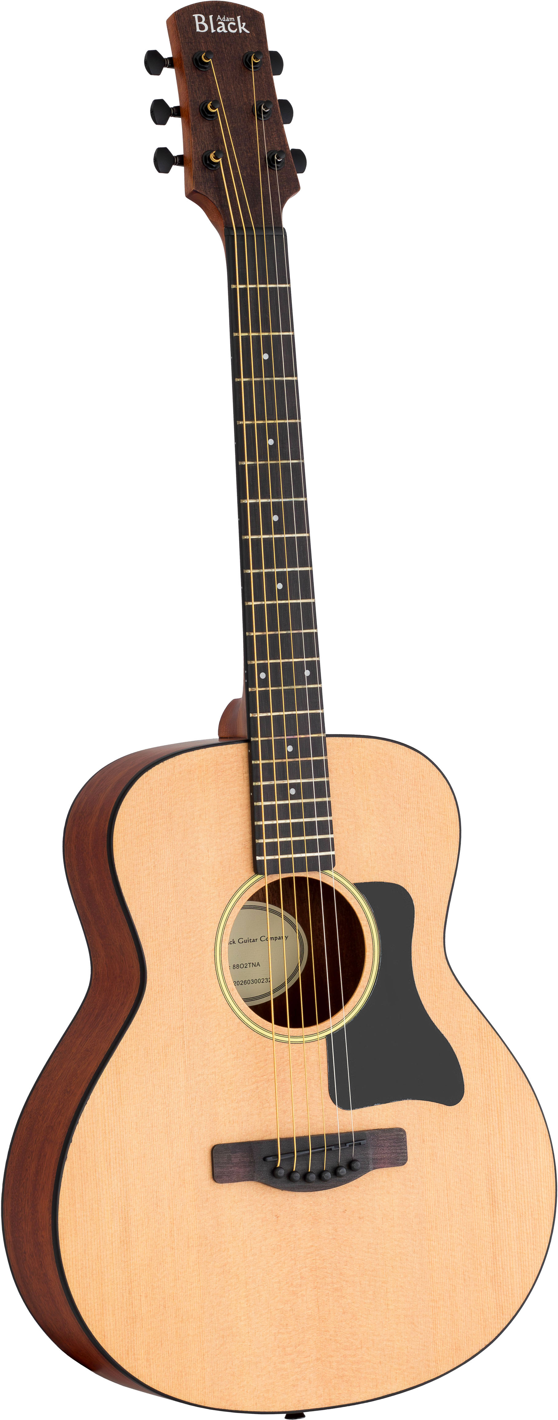Adam Black O2-T Spruce Travel Acoustic Guitar with Gigbag