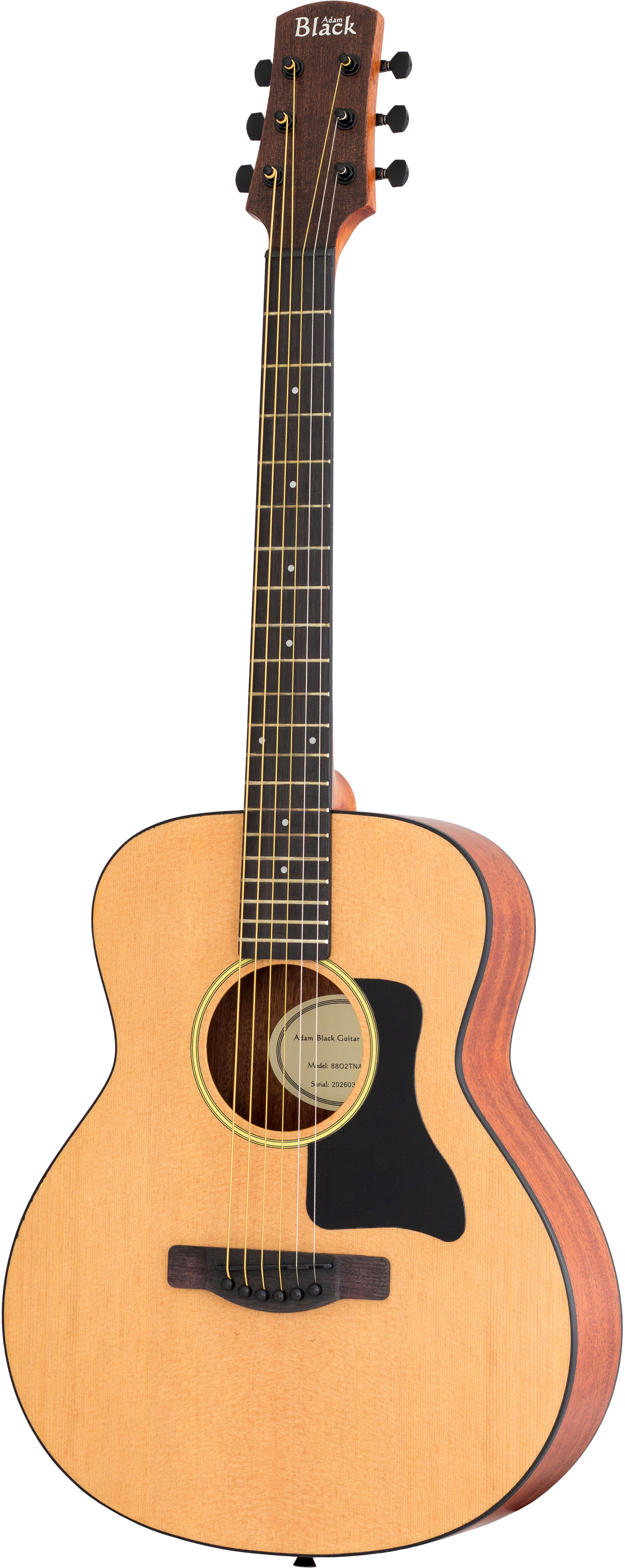 Adam Black O2-T Spruce Travel Acoustic Guitar with Gigbag