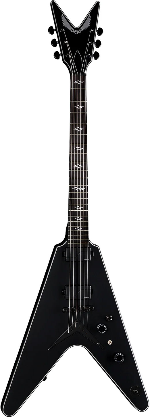 Dean V Select Fishman Fluence Black Satin