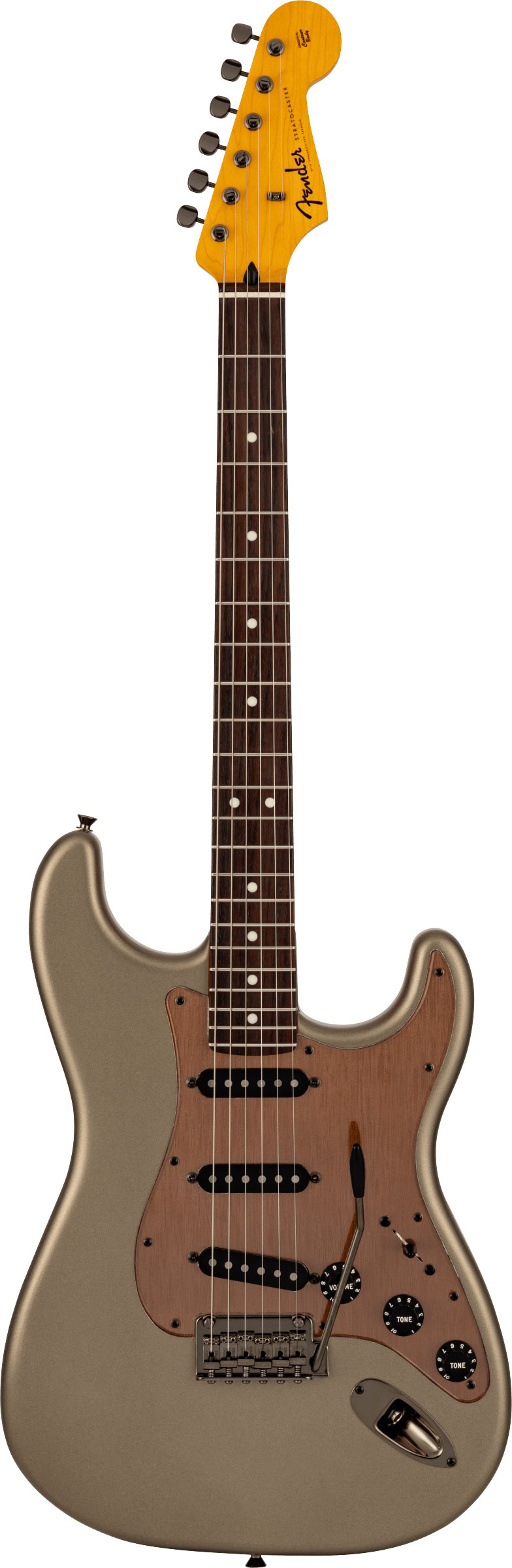 Fender FSR Hybrid II Stratocaster Matte Champagne Mirage Rosewood Fingerboard