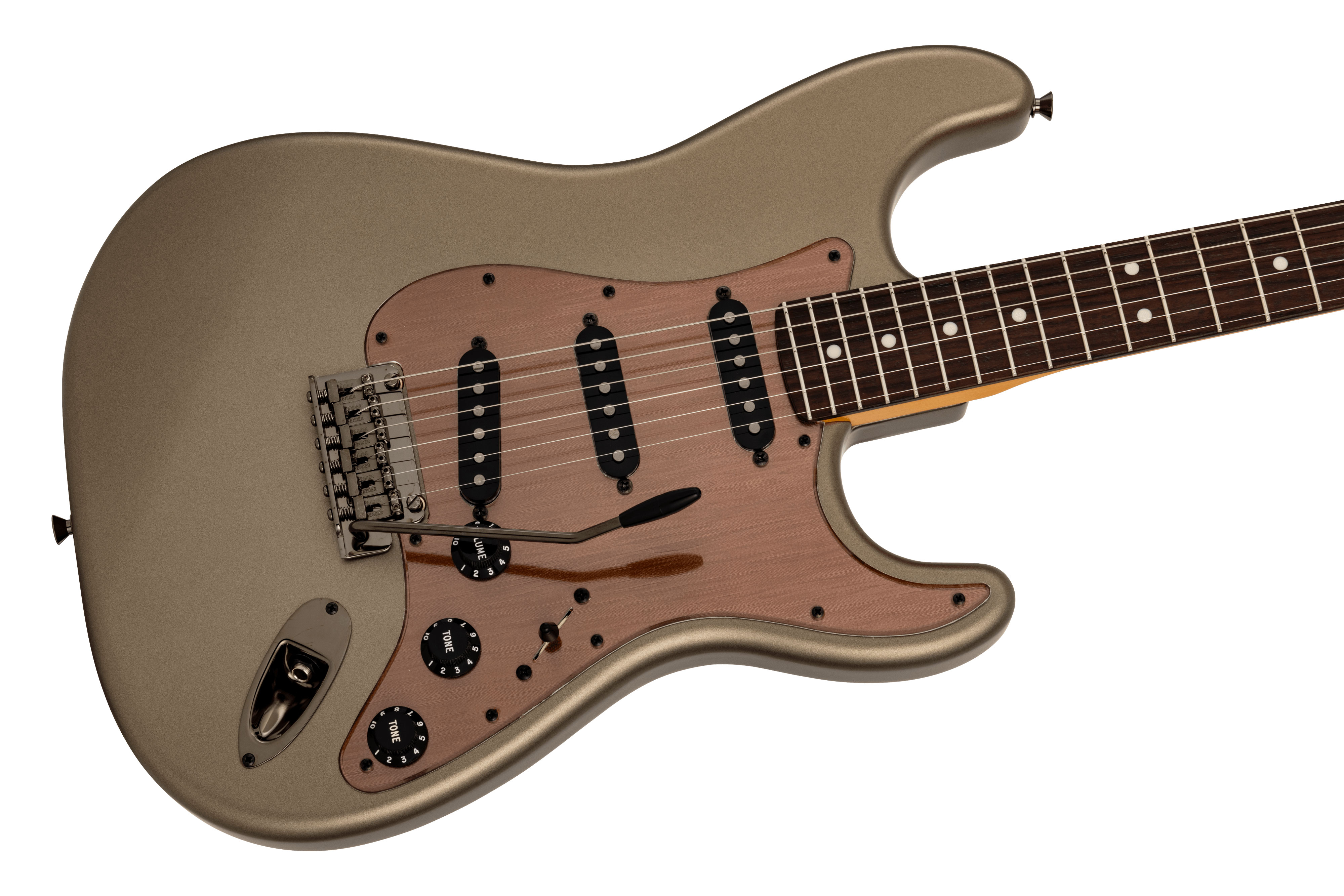Fender FSR Hybrid II Stratocaster Matte Champagne Mirage Rosewood Fingerboard