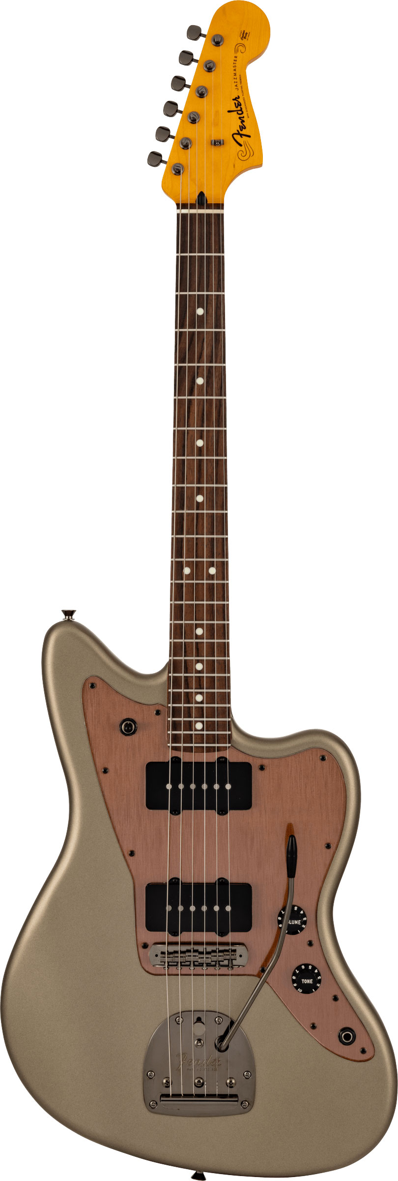 Fender FSR Hybrid II Jazzmaster Matte Champagne Mirage Rosewood Fingerboard