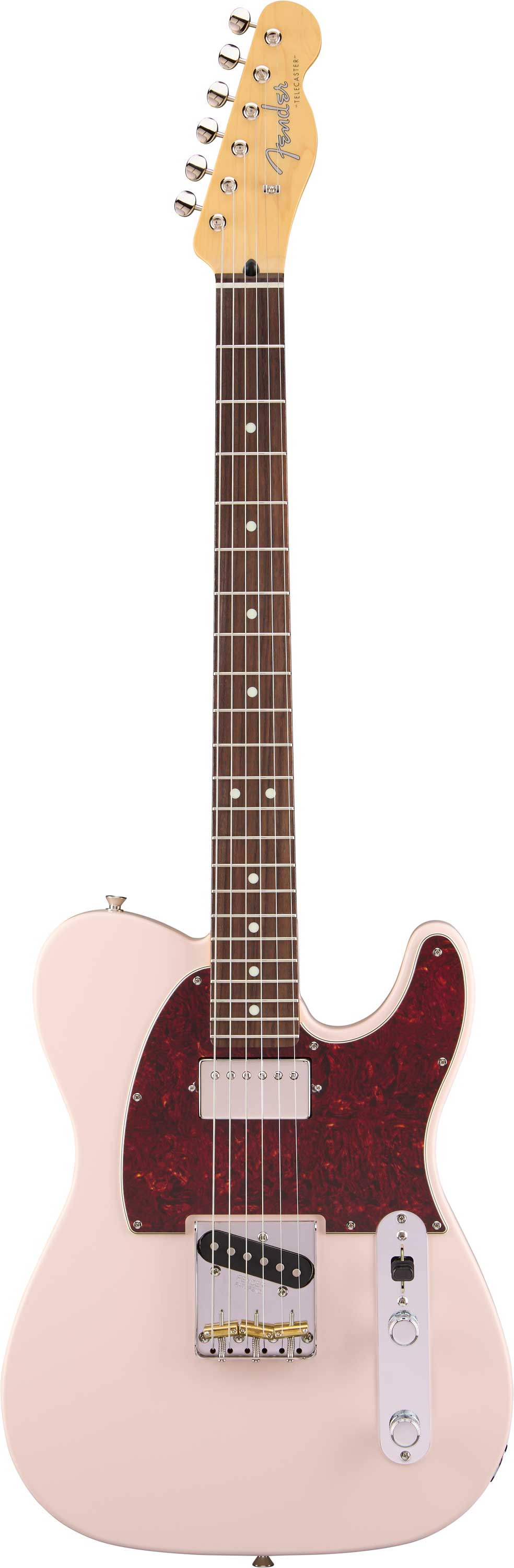 Fender FSR Hybrid II Telecaster SH Shell Pink Rosewood Fingerboard