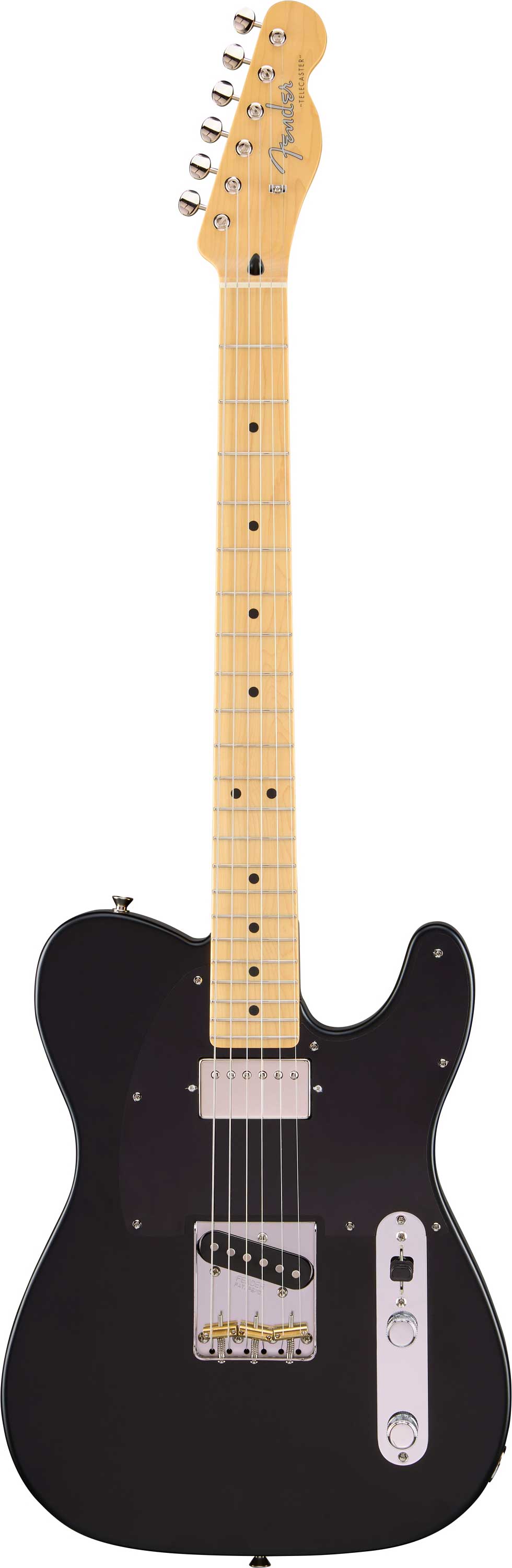 Fender FSR Hybrid II Telecaster SH Satin Black Maple Fingerboard
