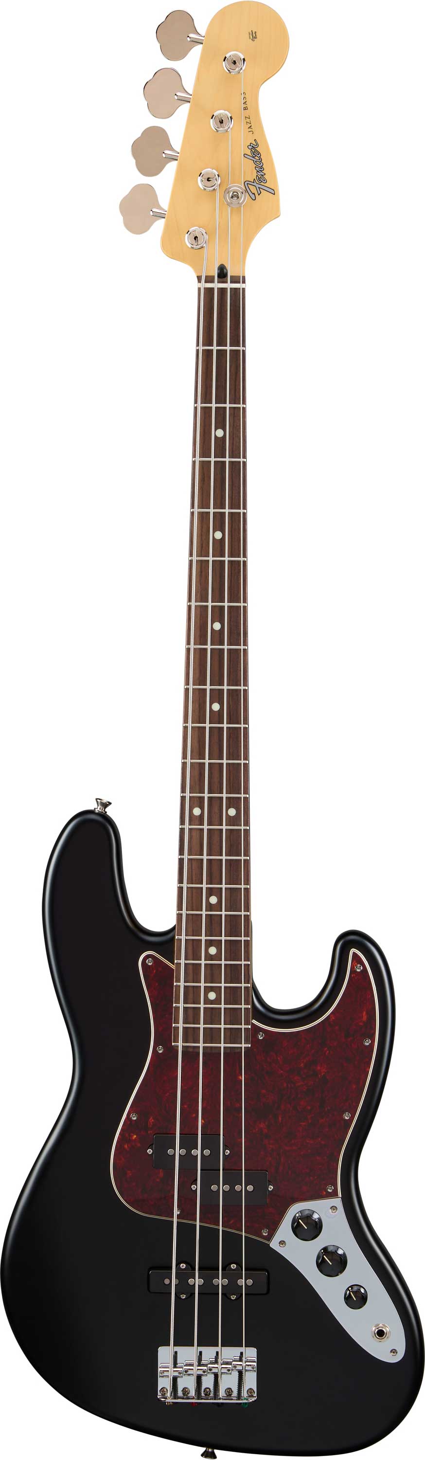 Fender FSR Hybrid II Jazz Bass PJ Satin Black Rosewood Fingerboard