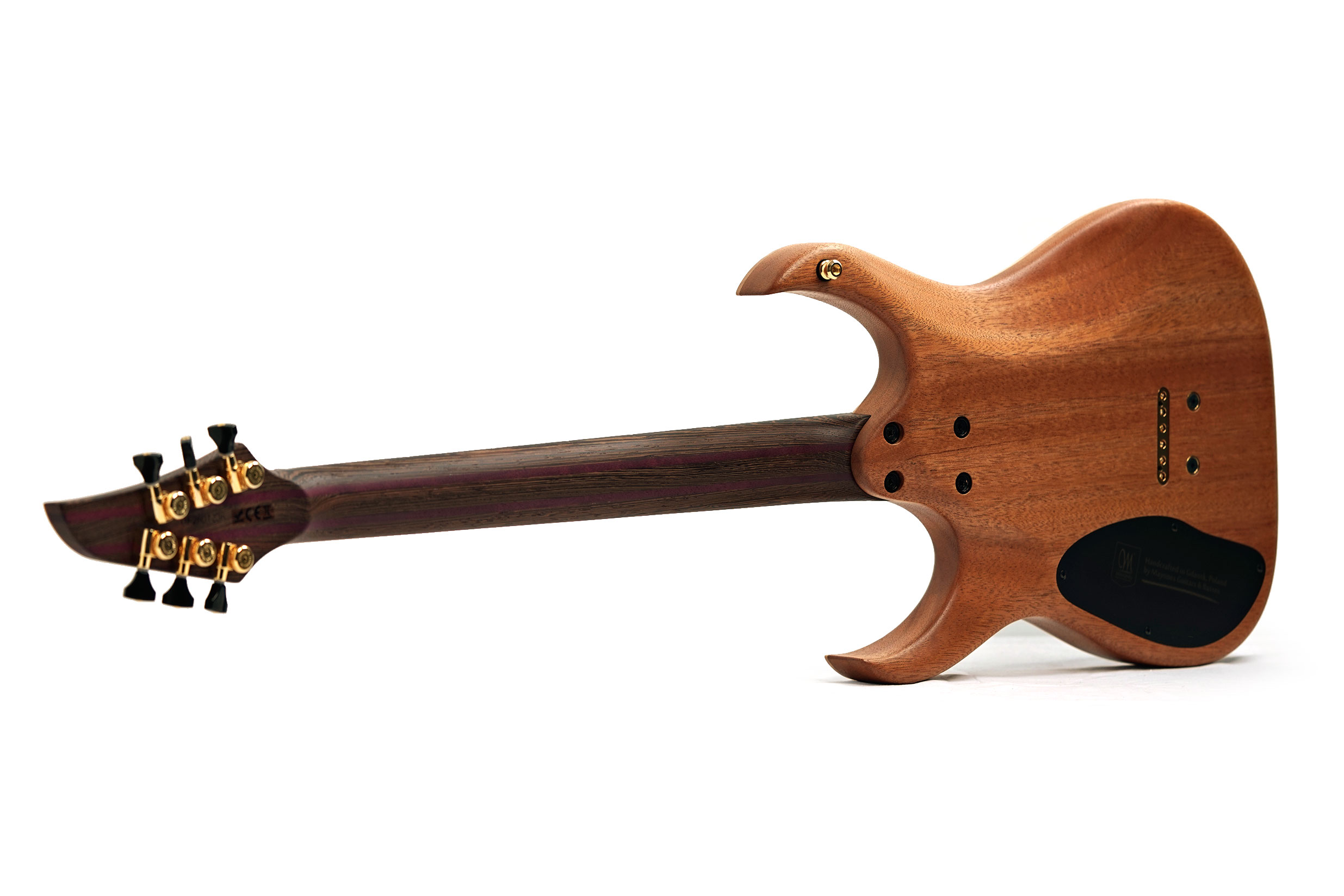 Mayones Duvell Elite 6 4A Curly Poplar Trans Dirty Purple Burst #DF2601236