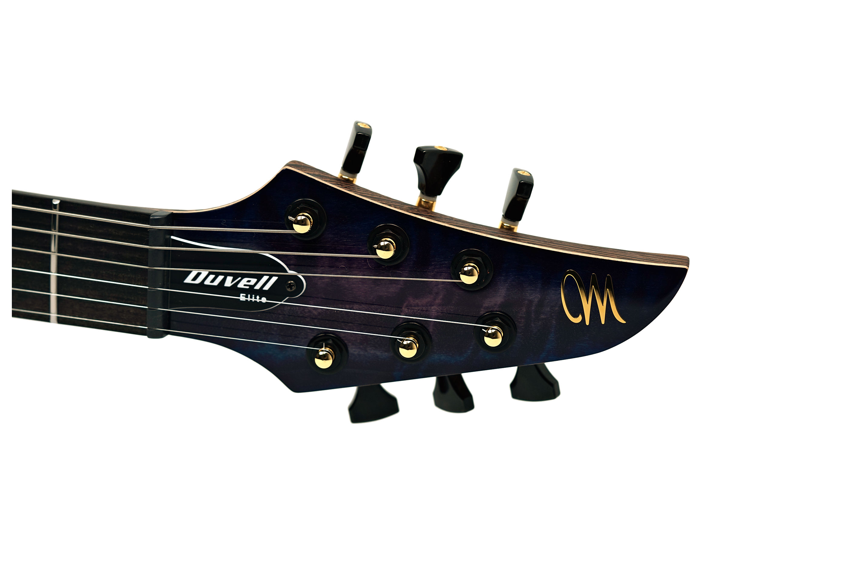 Mayones Duvell Elite 6 4A Curly Poplar Trans Dirty Purple Burst #DF2601236